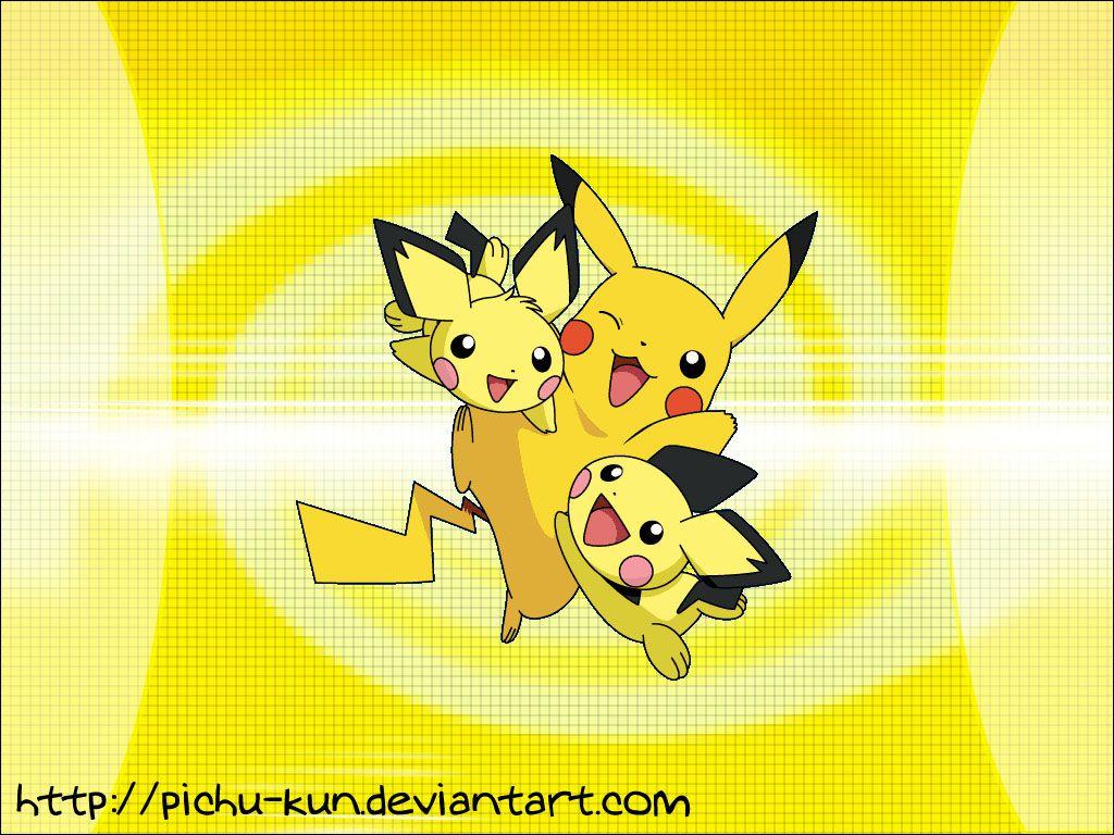 Wallpaper: Pichu Pikachu By Pichu Kun