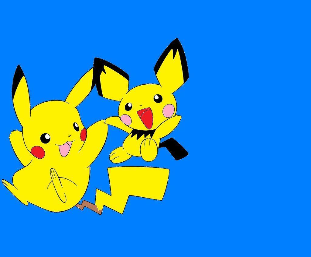 Pikachu and Pichu wallpaper