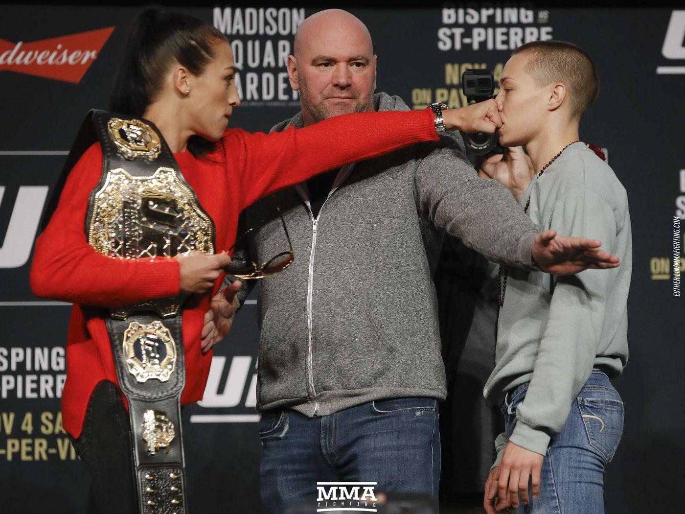 Joanna Jedrzejczyk denies punching Rose Namajunas