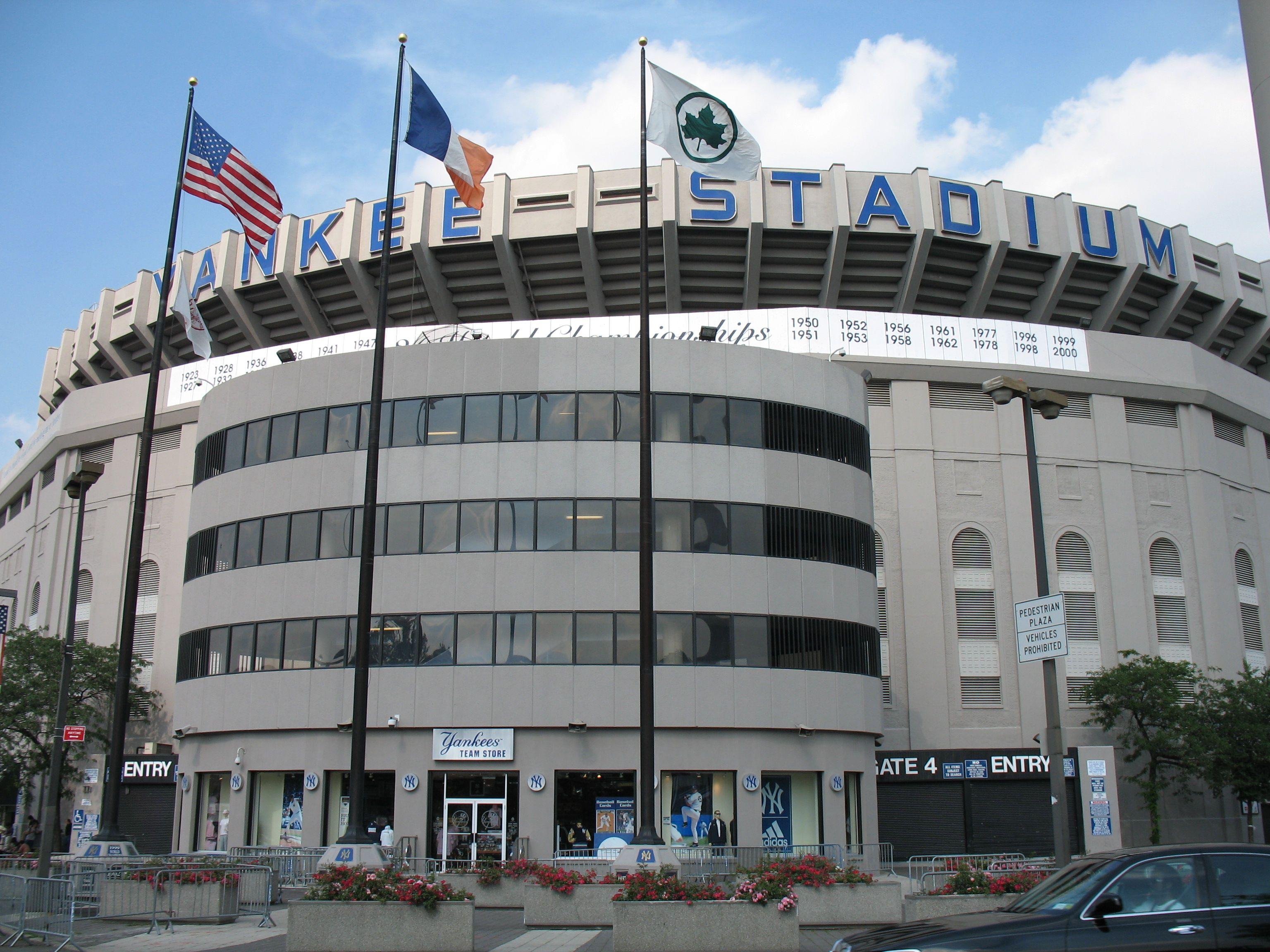 NY Yankee Stadium Facade Wallpapers - Wallpaper Cave