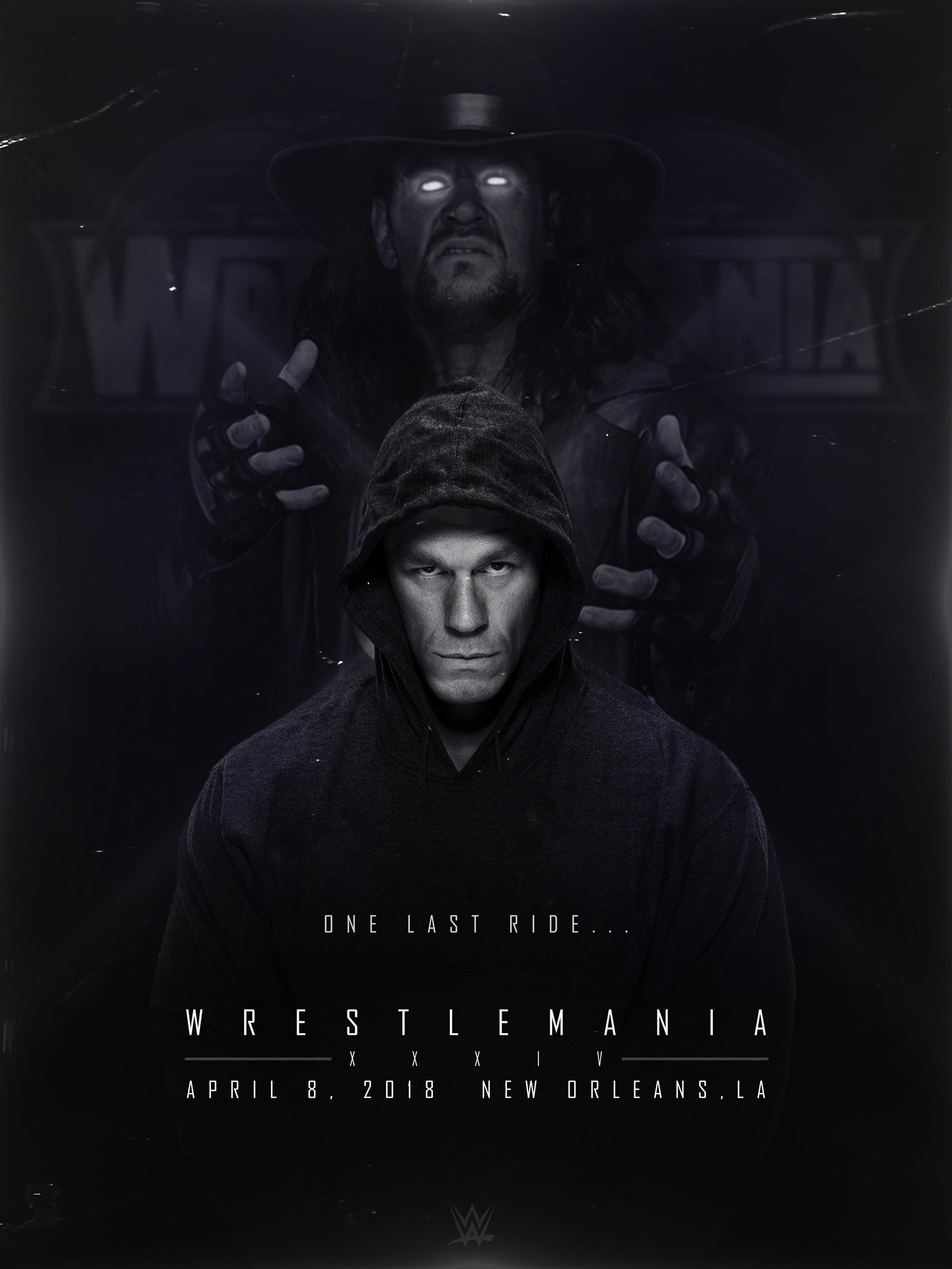 Wallpaper Of Made Concept Poster For The Undertaker Vs John Cena At