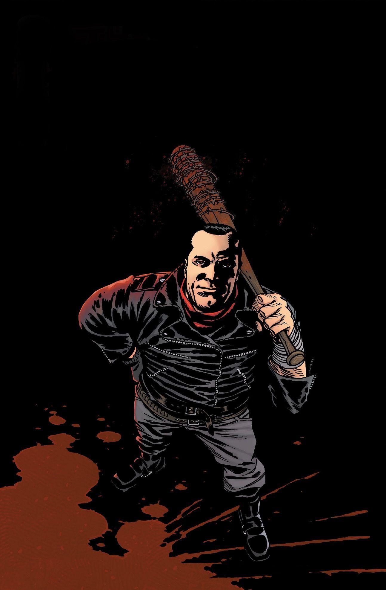 With a little editing I made a phone wallpaper of Negan from