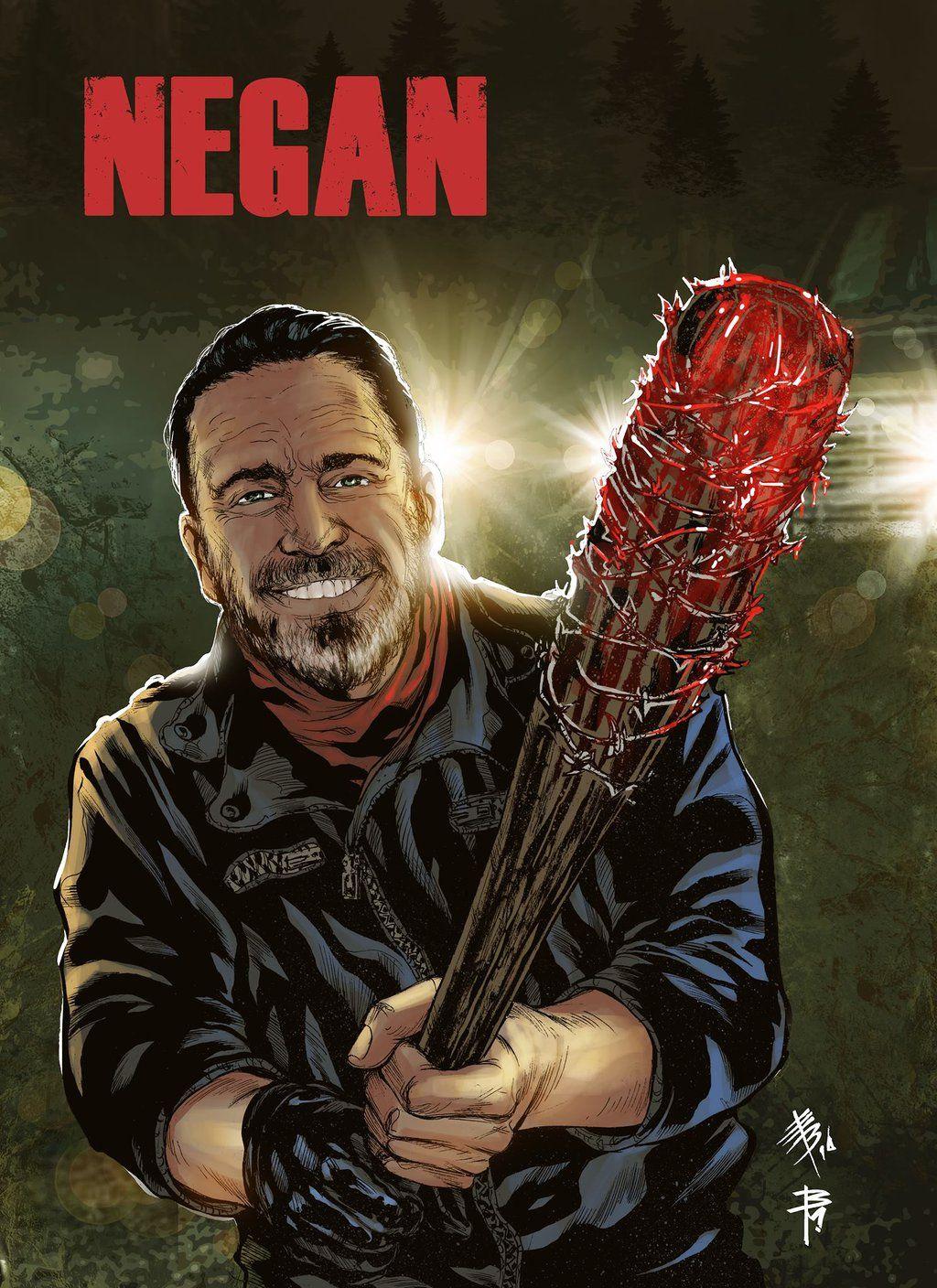 Negan The Walking Dead by E.