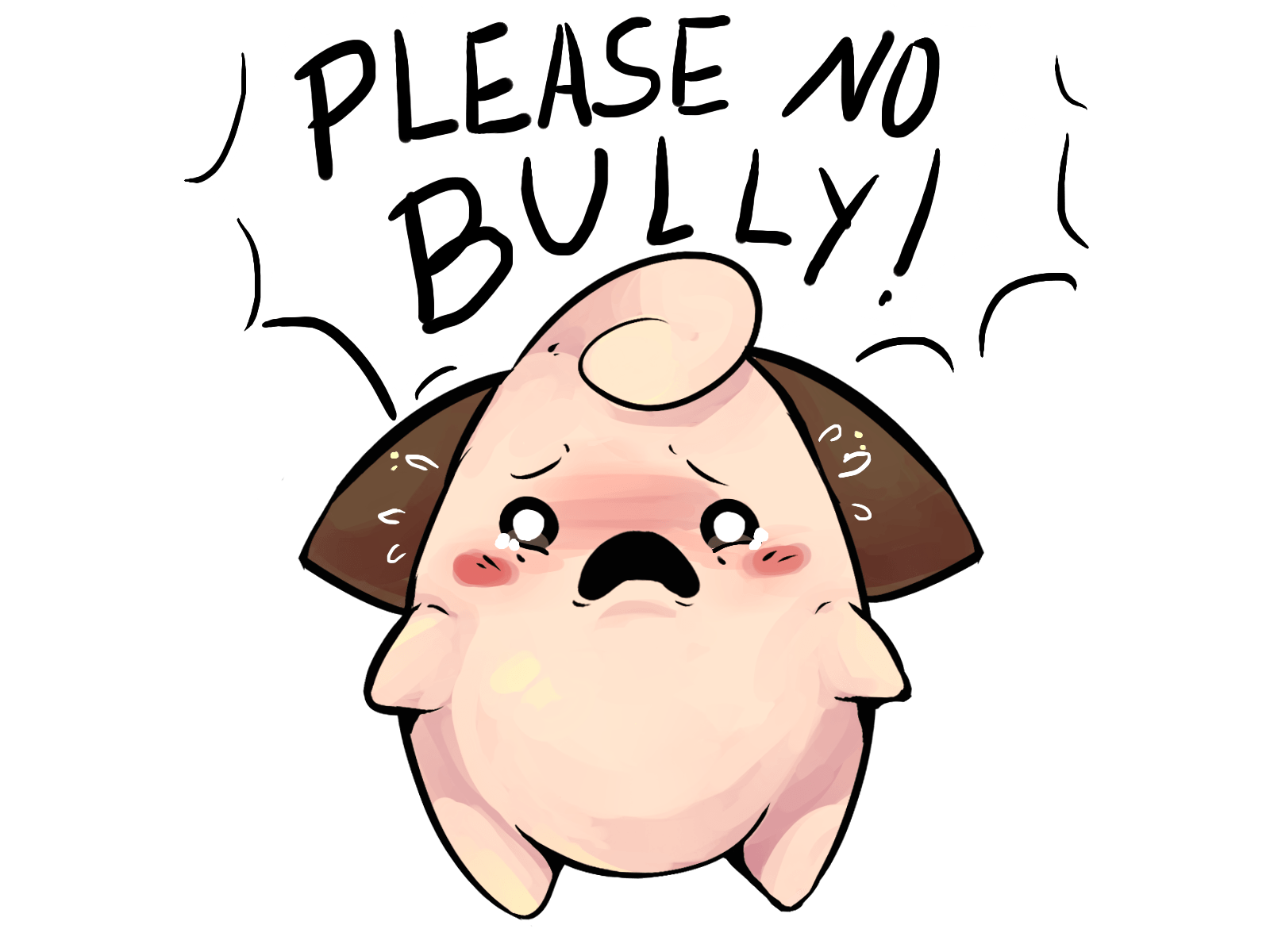 Cleffa doesn't approves bullying. Anti Bully Ranger / No Bulli