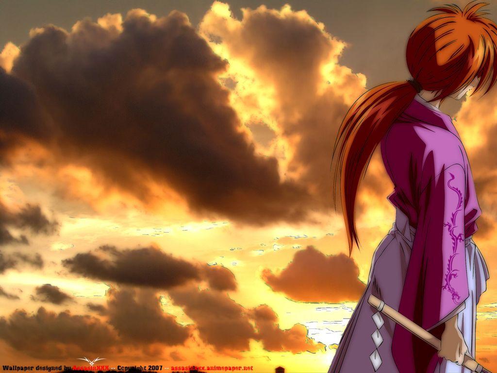 fast pics2: kenshin wallpaper samurai x kenshin and girl wallpaper