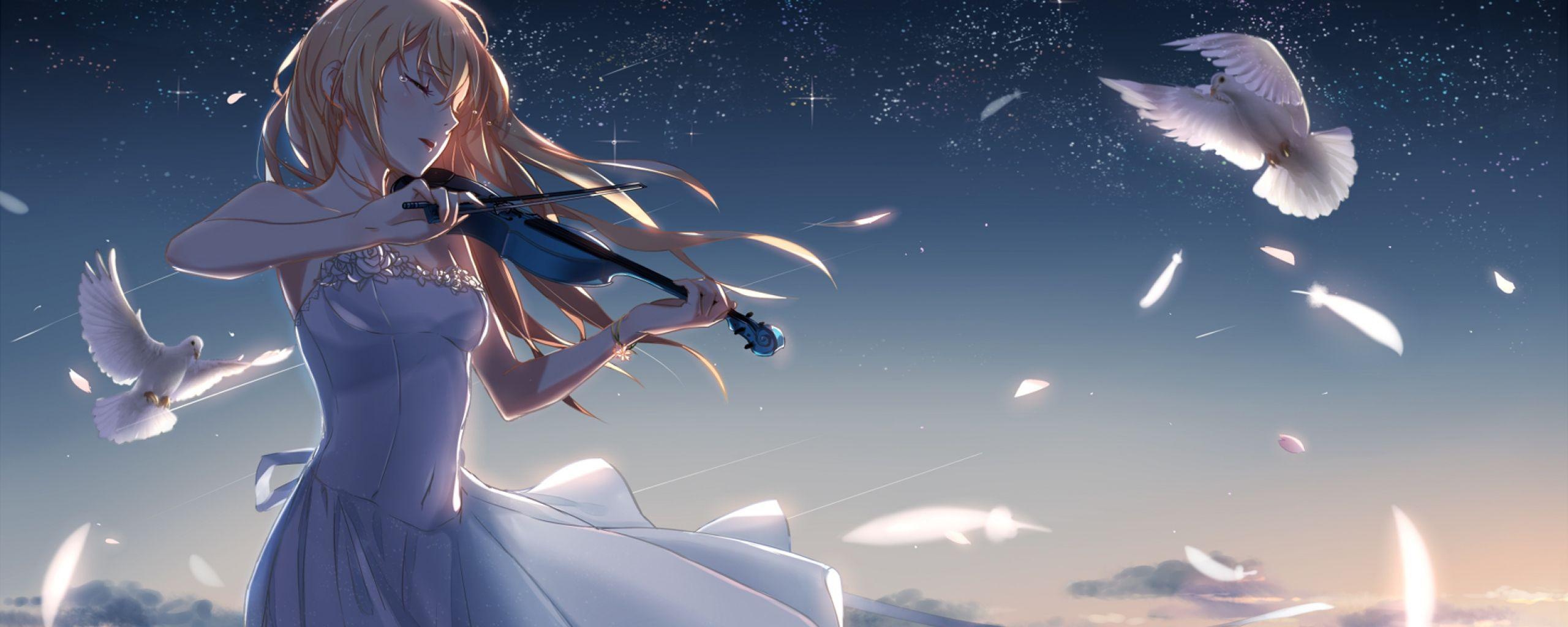 Miyazono Kaori, Shigatsu wa Kimi no Uso, Sakura Chiyo, Gekkan Shoujo  Nozaki, kun, anime girls - wallpaper #145568 (1366x968px) on