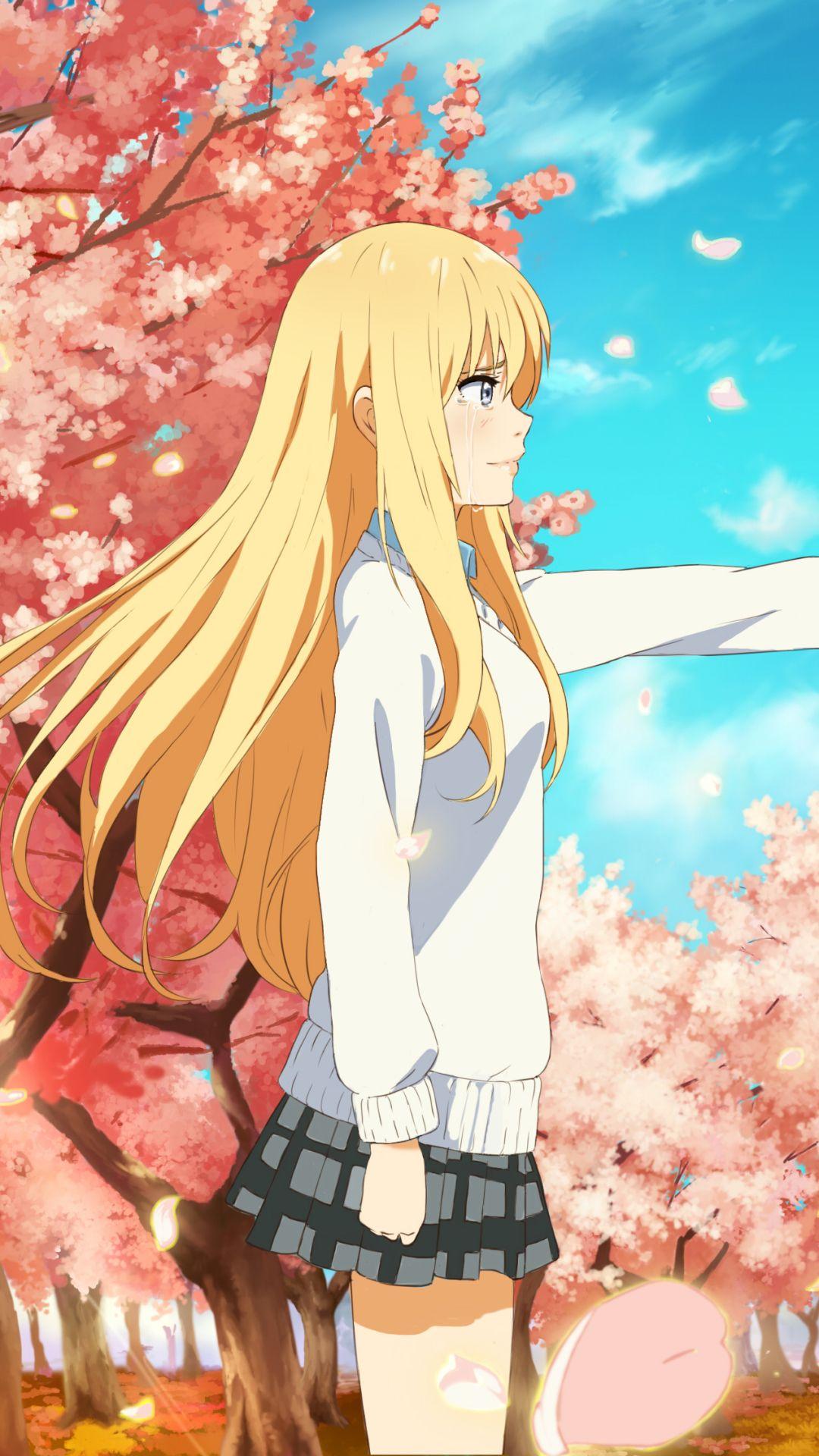Anime Your Lie In April (1080x1920) Wallpaper
