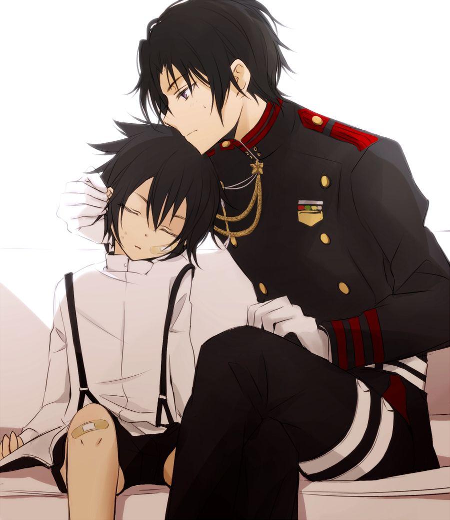Owari no Seraph, Ichinose Guren, Hyakuya Yuuichirou. Anime