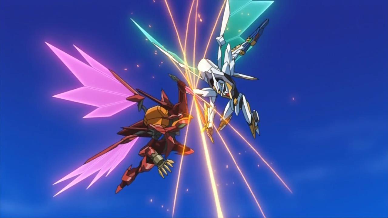 Code Geass: Lancelot vs Guren. Anime. Code geass