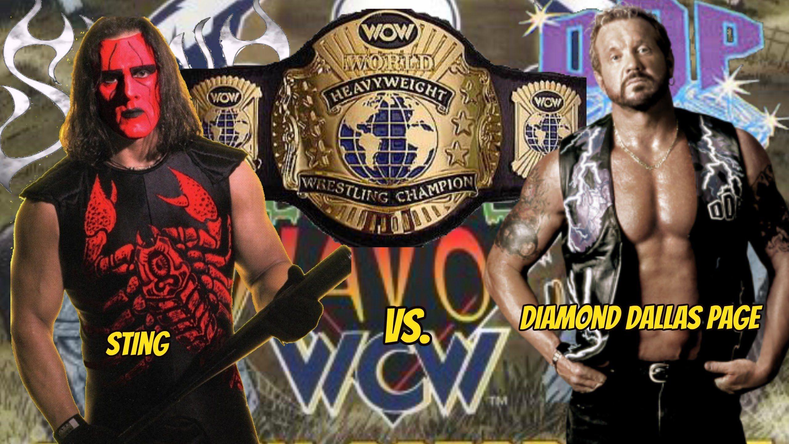 Sting vs Diamond Dallas Page for championship WCW Halloween Havoc