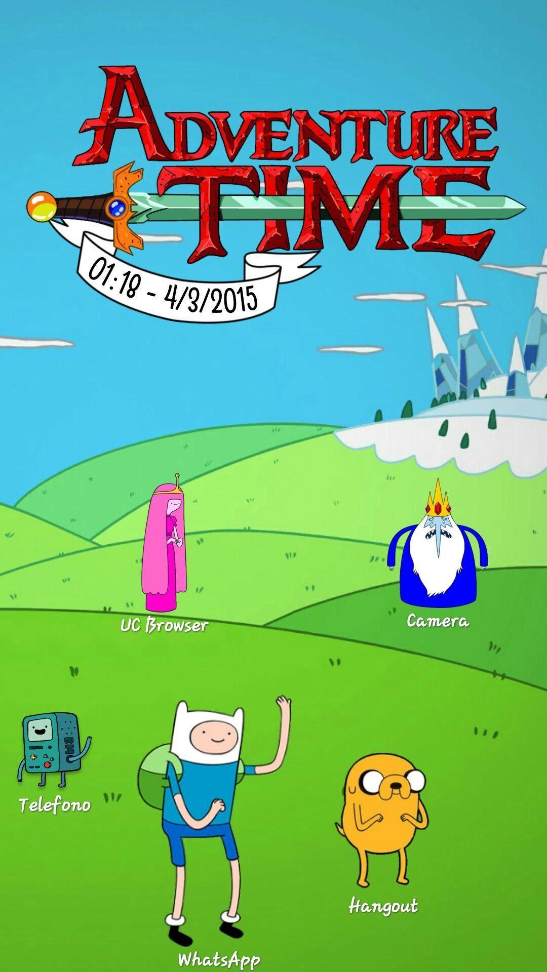 I made a out of one of my favorite adventure time  iPhone Wallpapers  Free Download