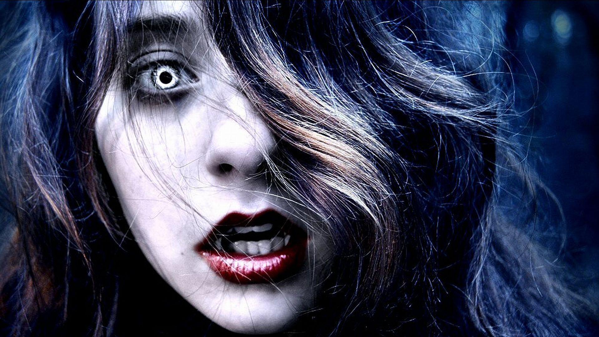 Fantasy Dark Horror Vampire Girl Wide HD Epic Wallpaper HD
