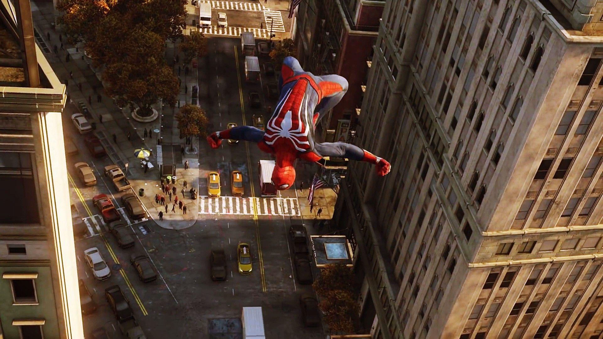 Spider Man (PS4) Full HD Wallpaper