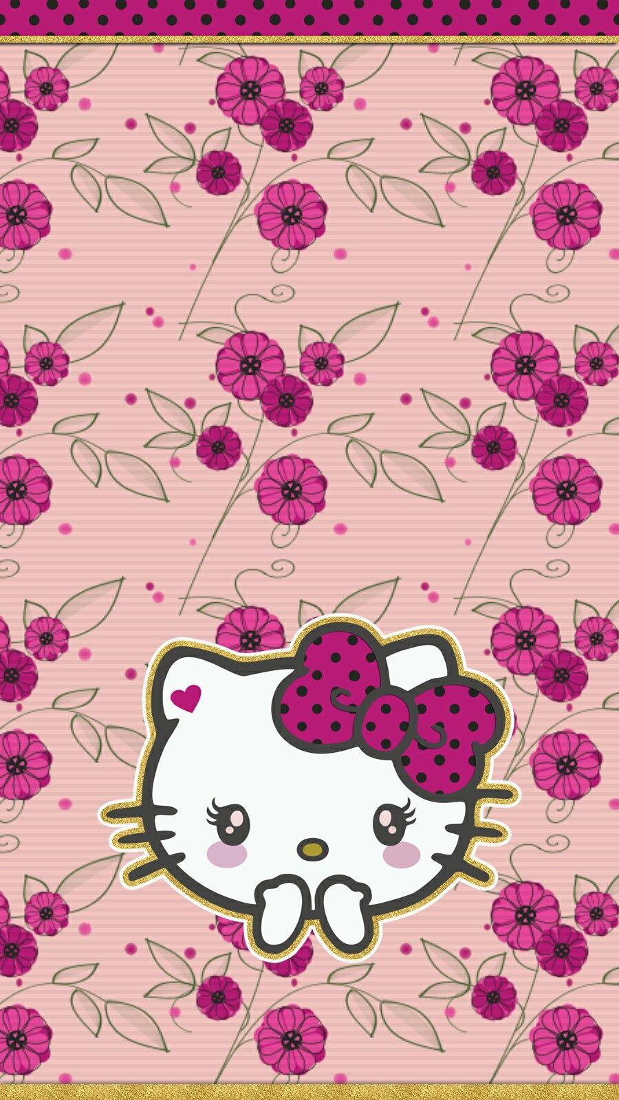 iPhone Wall: HK tjn. phone & facebook papers. Floral