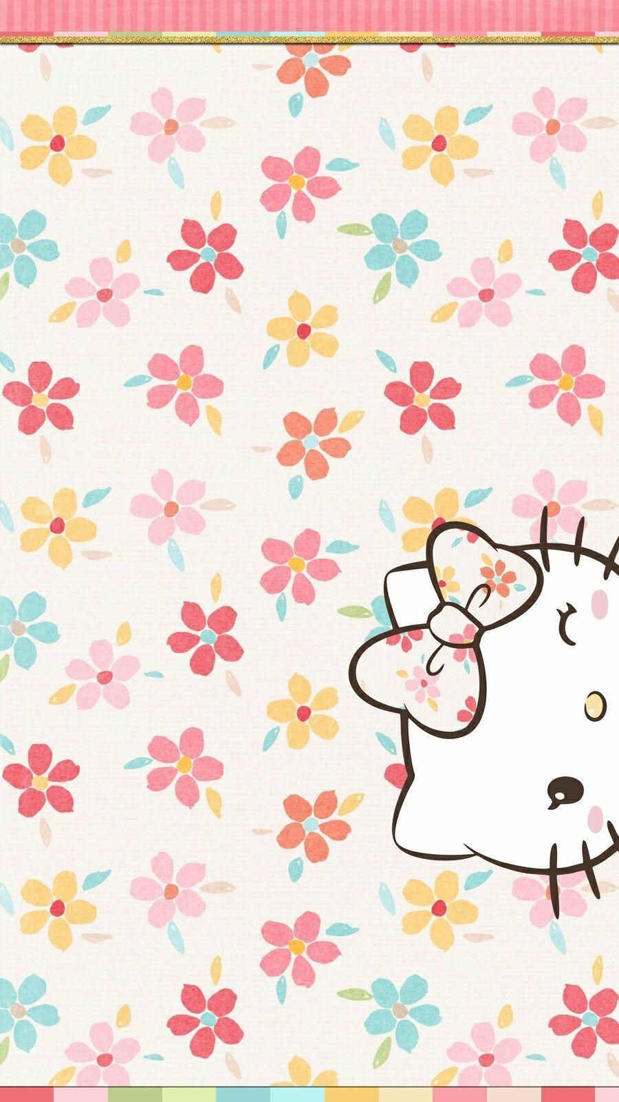 iPhone Wall: HK tjn. Hello wallpaper, Hello kitty wallpaper, Kitty wallpaper