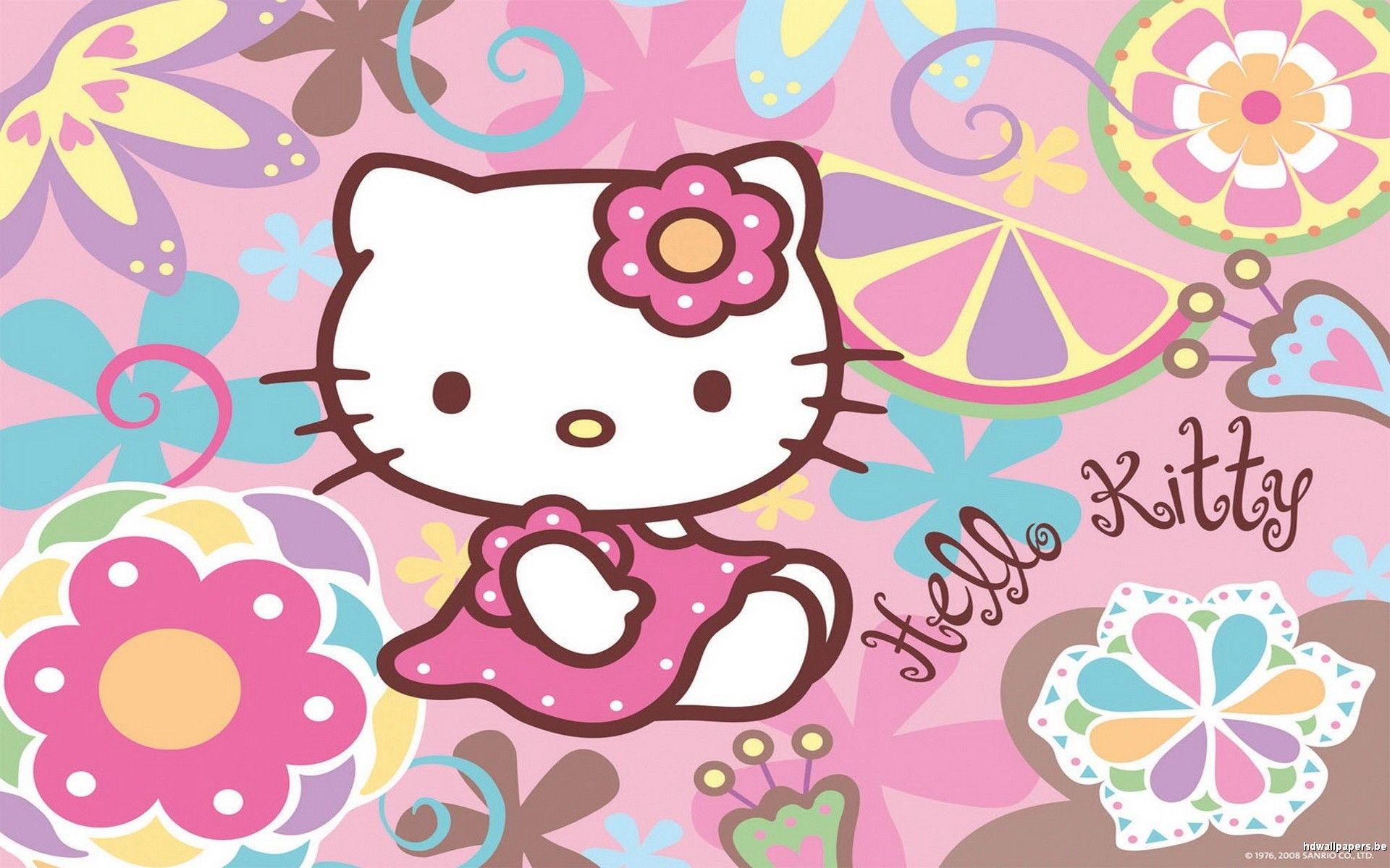 Wallpaper Hello Kitty Gif