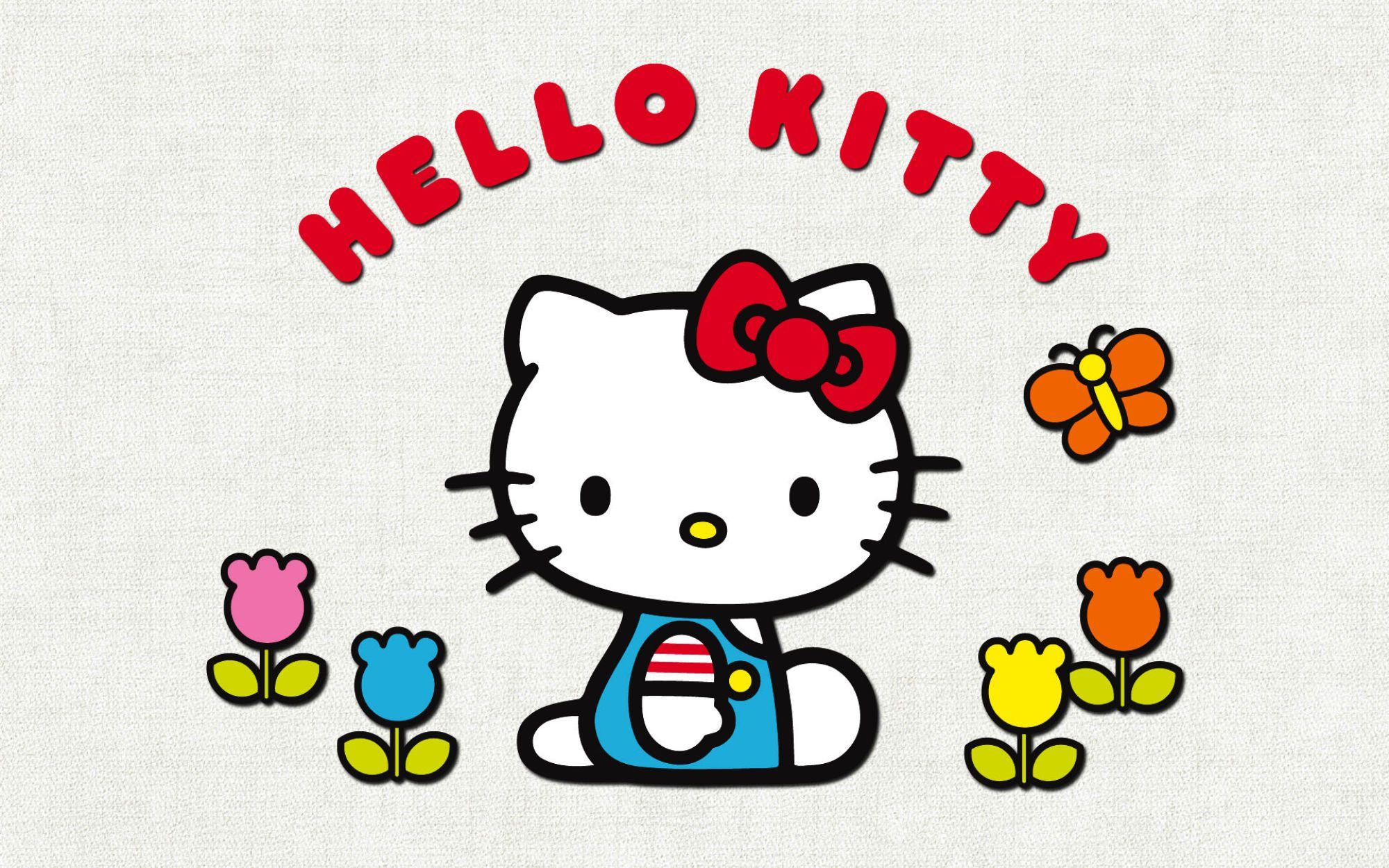 Hello Kitty Hello Kitty Hello Kitty Wallpaper with Tulips. HD