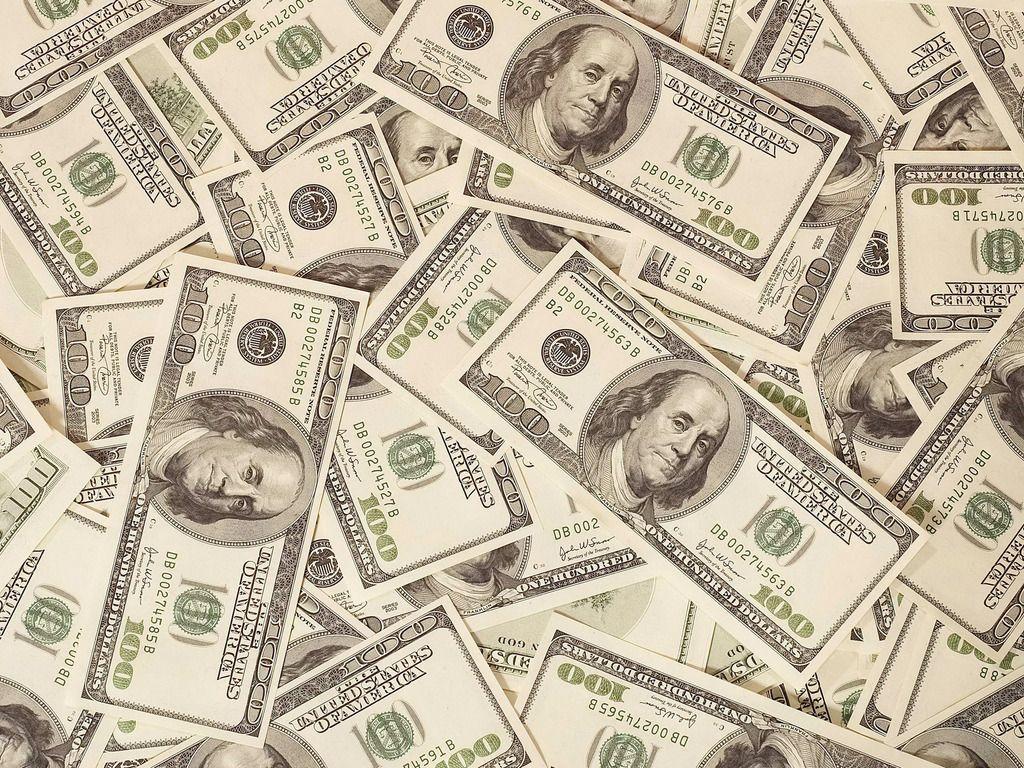 Free Benjamin Franklin Dollars Money Background For PowerPoint