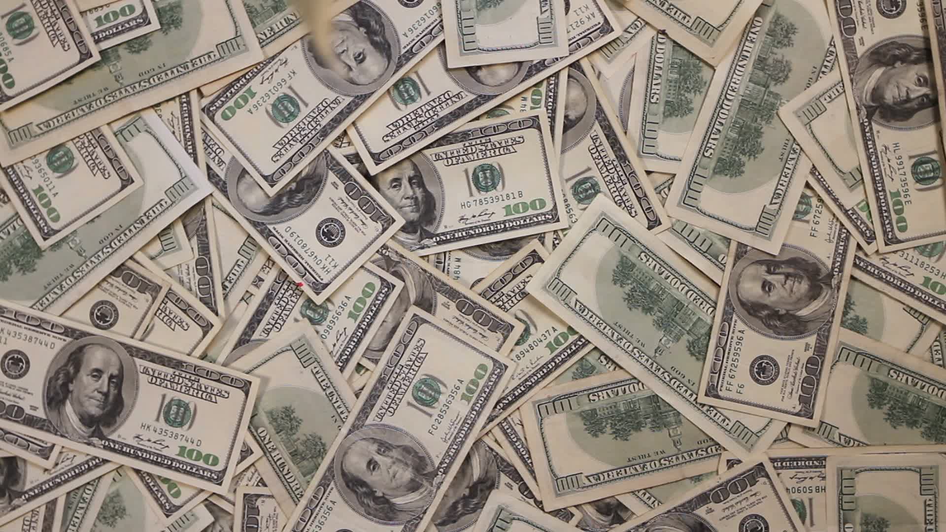 Money Falling Background HD & 4K Stock Footage