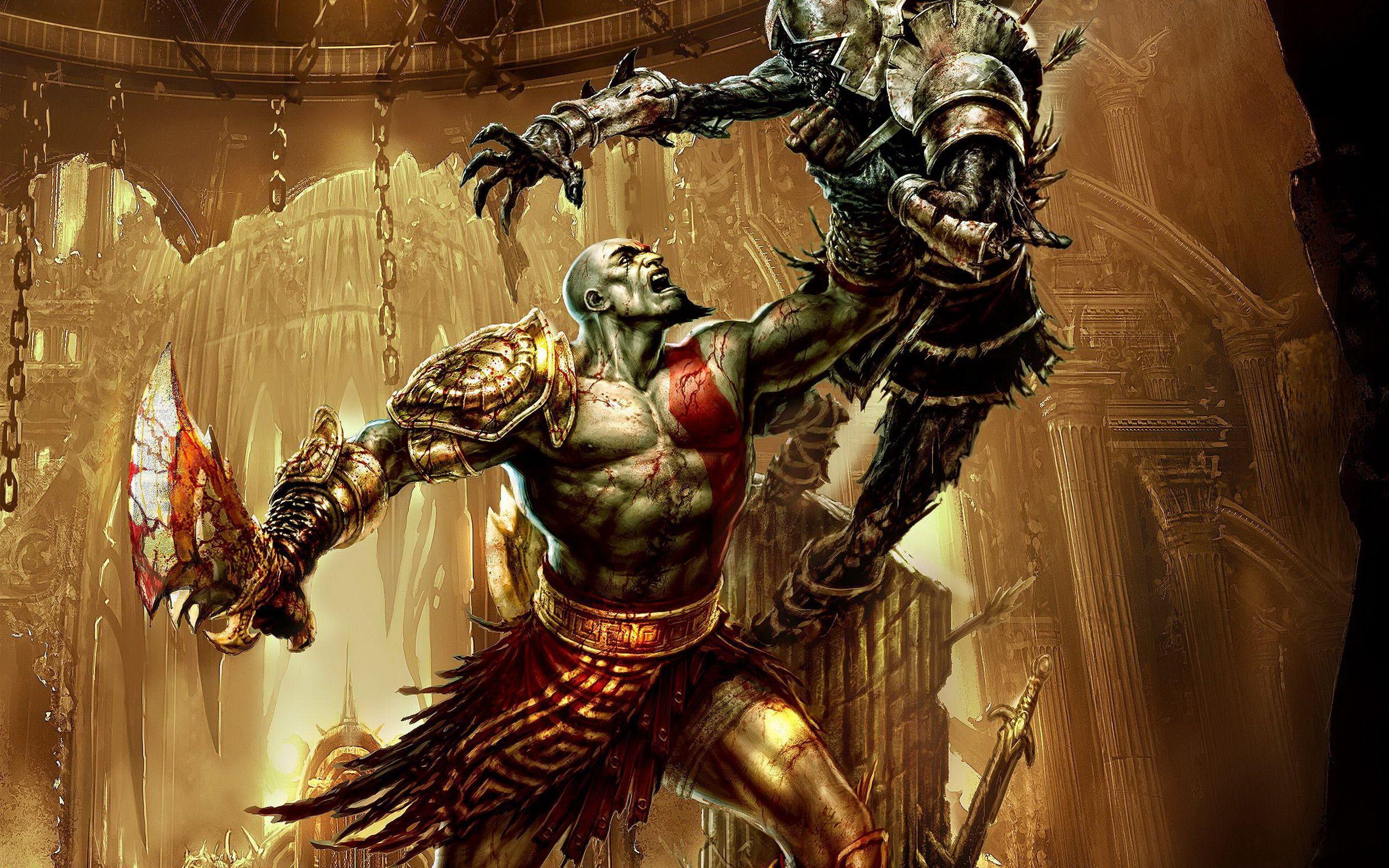 Kratos God of War pc games HD wallpaper