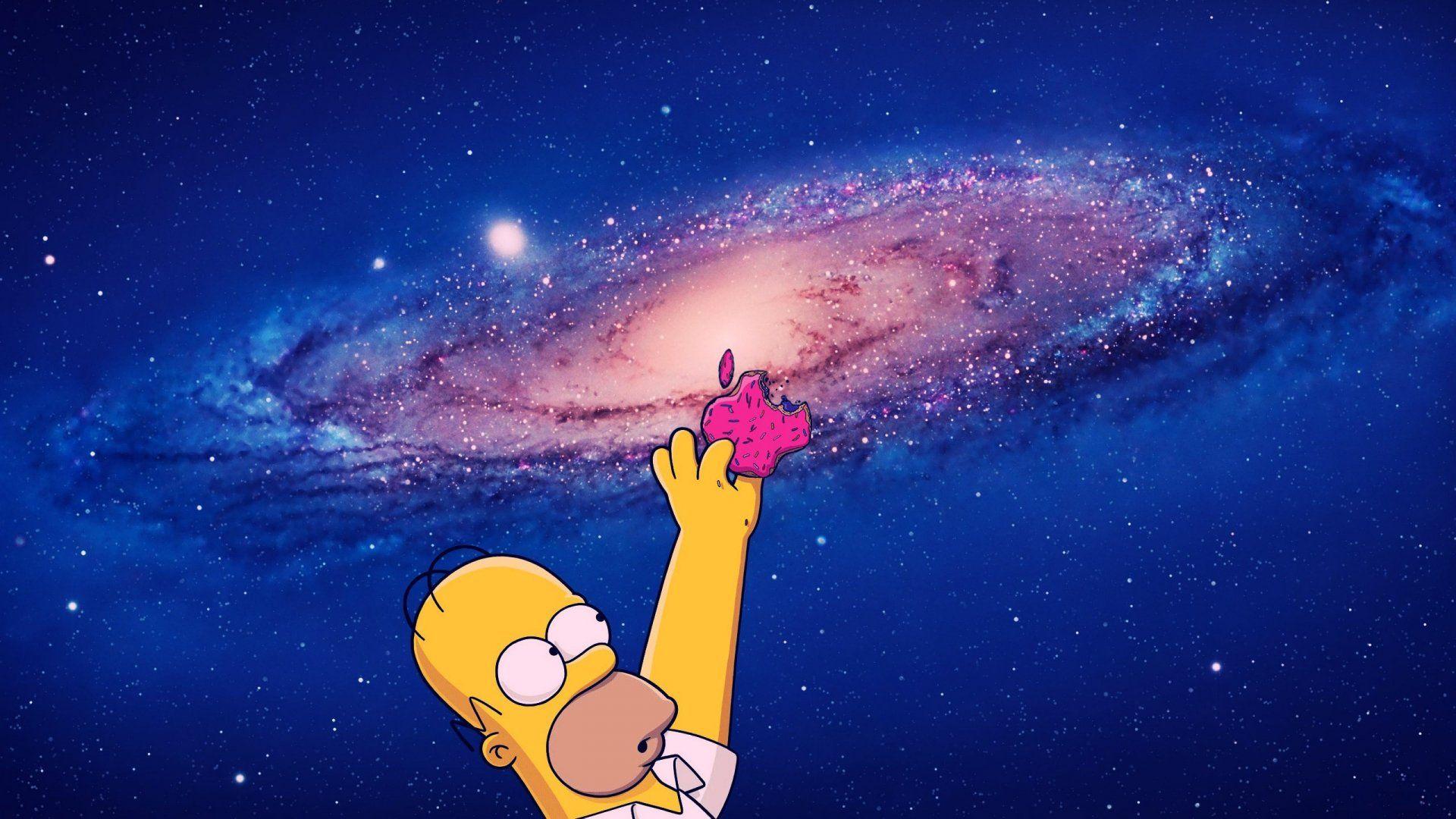 Homer Simpson Taking The Apple