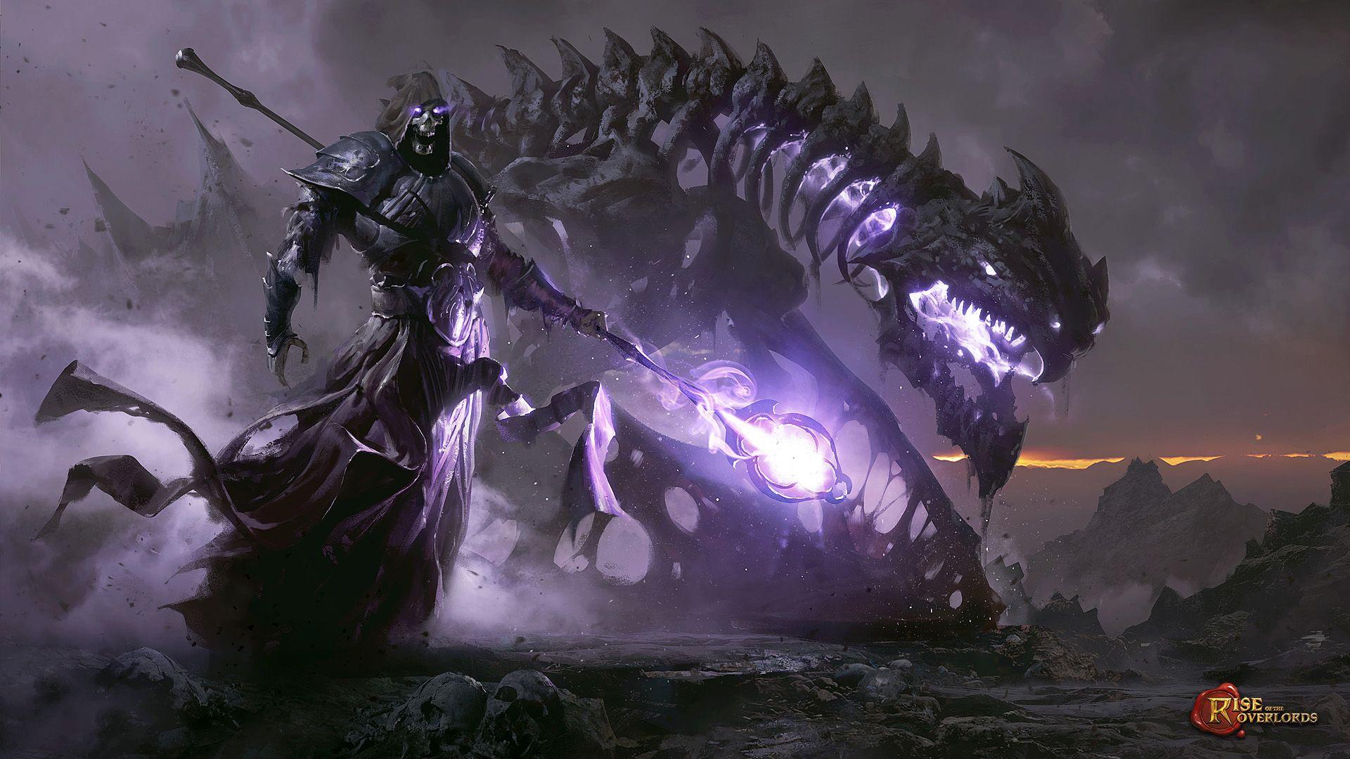 Undead Overlord By Grzes For Rise Of The Overlords Skeleton Lich