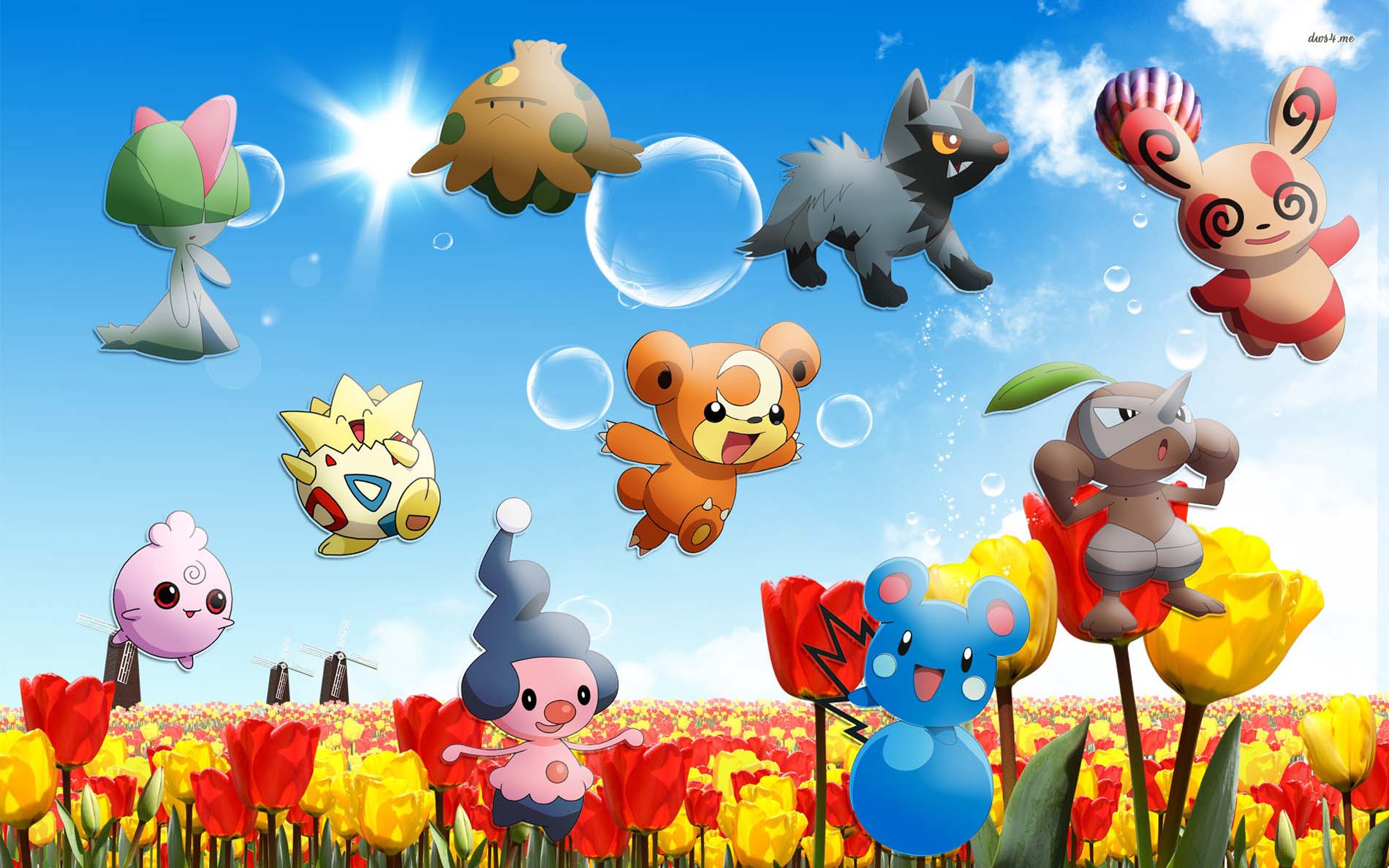 Free Easter Wallpaper Background. wallaadoo. Cute pokemon