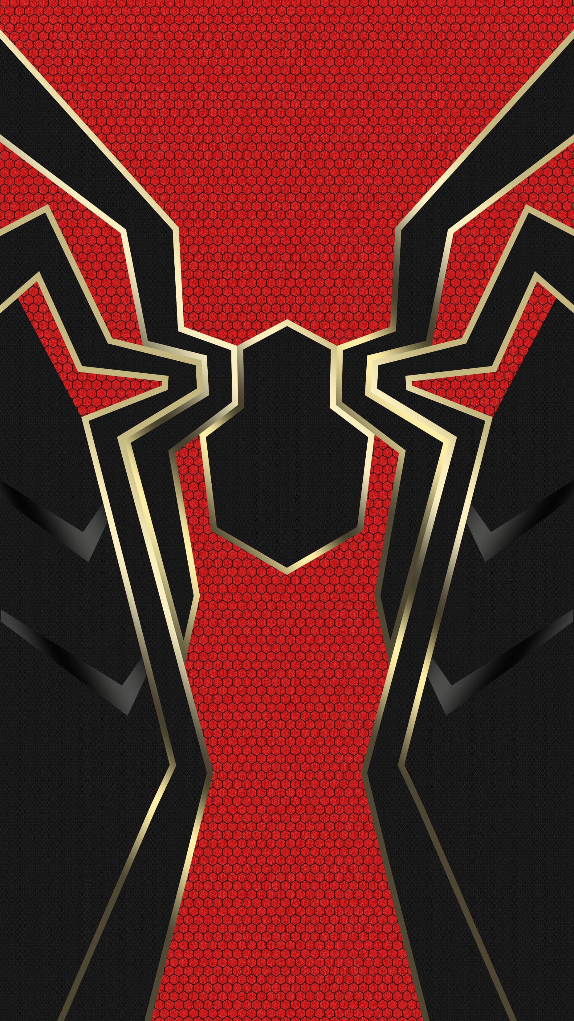 Created Spider Man Wallpaper Based Off The New Iron Spider Suit