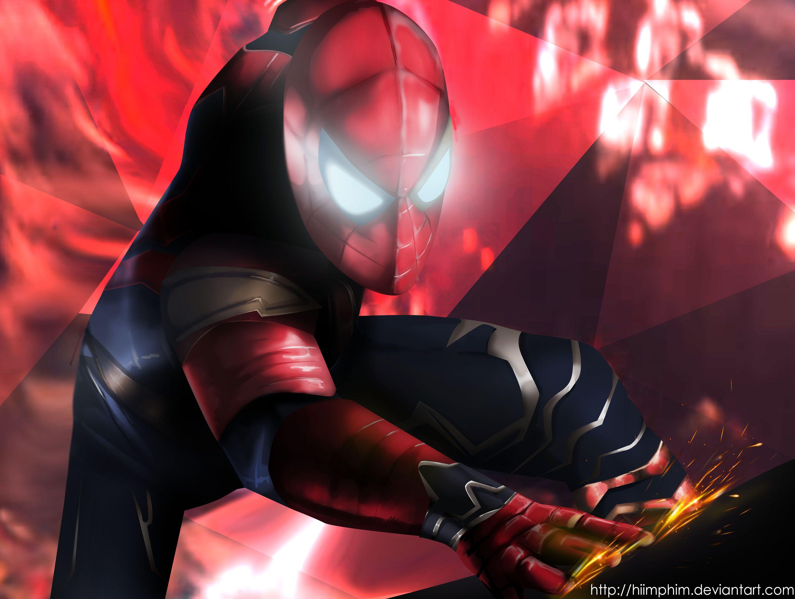 Spiderman New Suit In Avengers Infinity War 4k Artwork, HD Movies