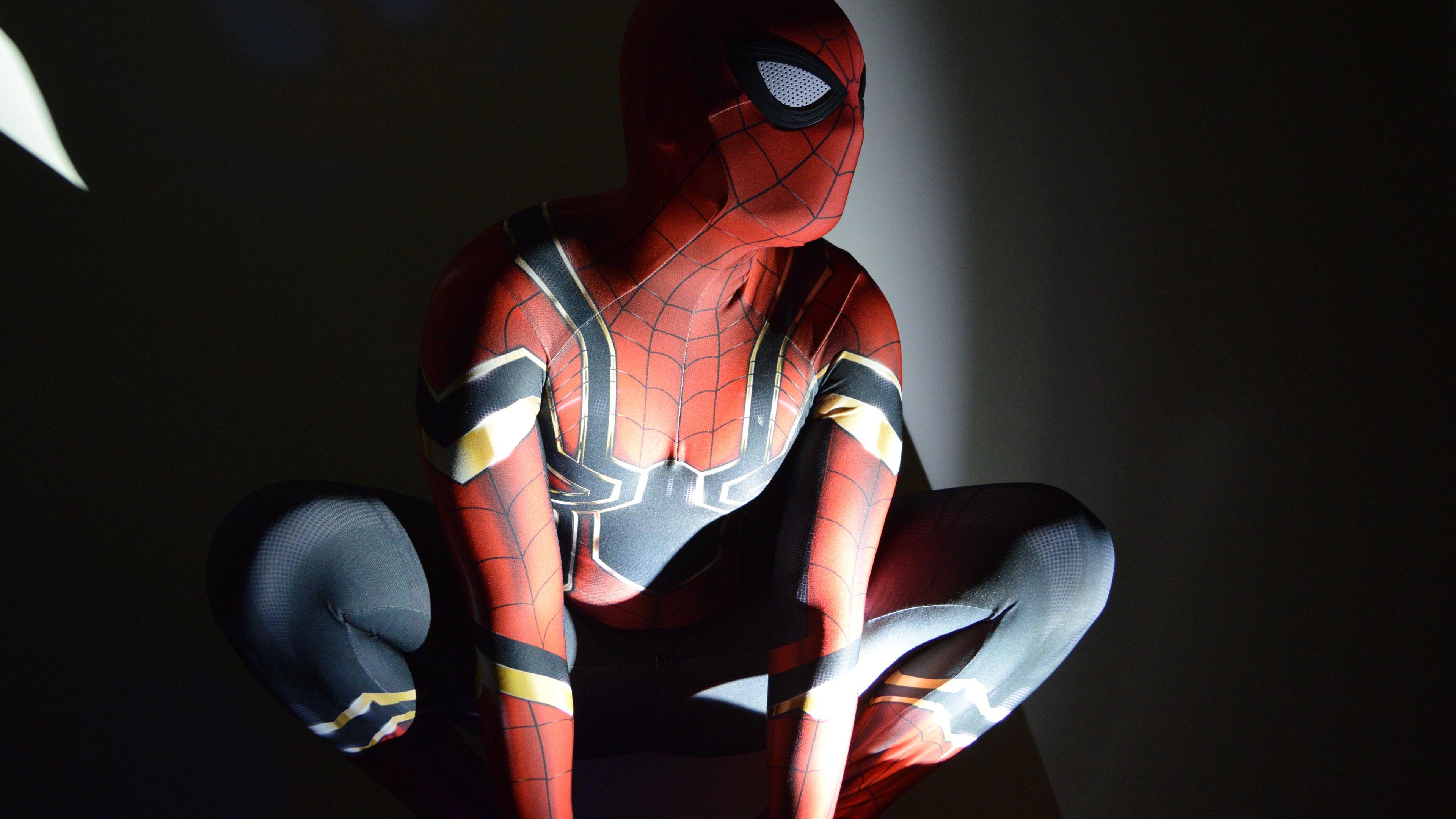 Spiderman Avengers Infinity War Suit Cosplay 5k 4k HD 4k