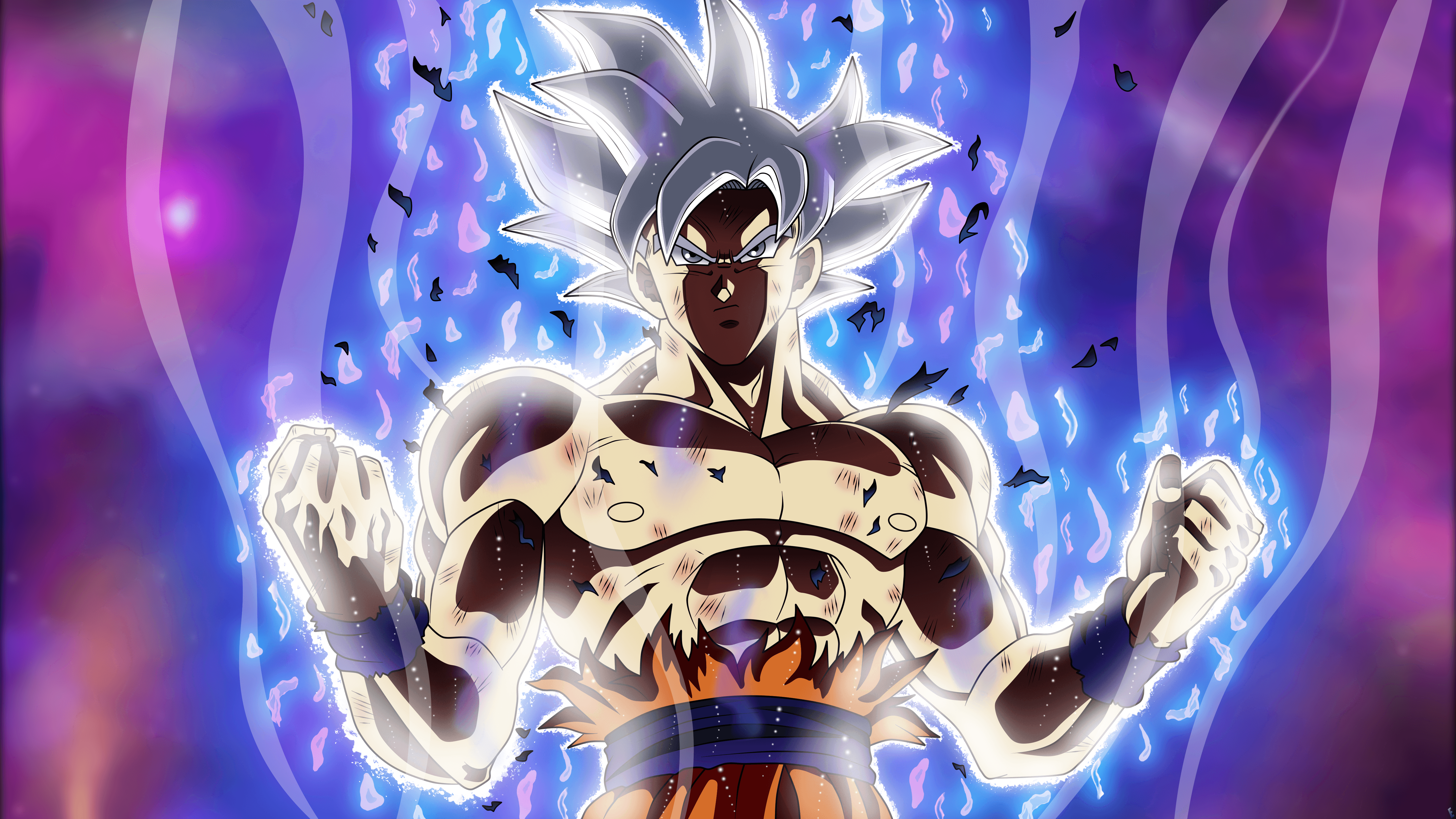 Wallpaper, Dragon Ball Super, Son Goku, Mastered ultra instinct