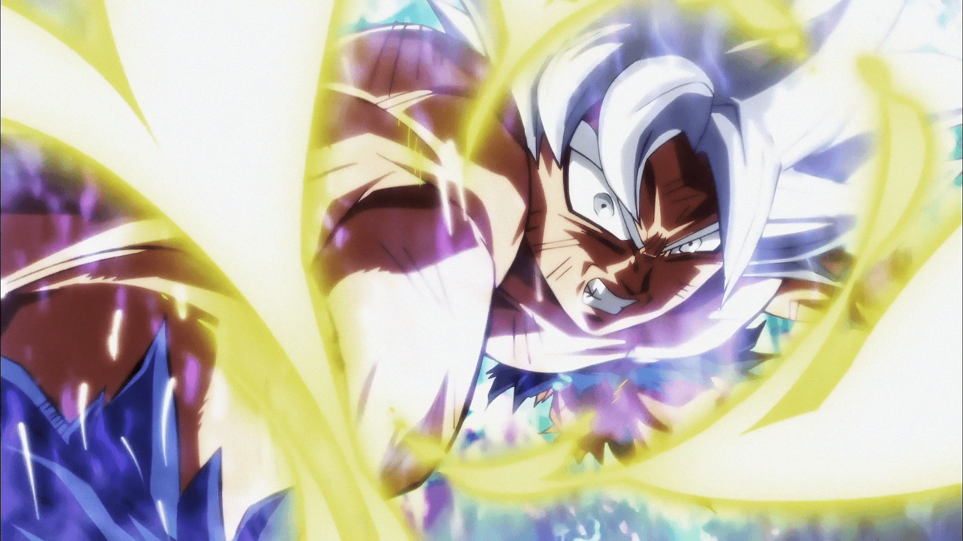 Angry Goku Mastered Ultra Instinct HD Wallpaper