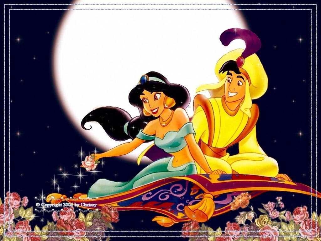 Princess Jasmine And Aladdin Name Cartoons