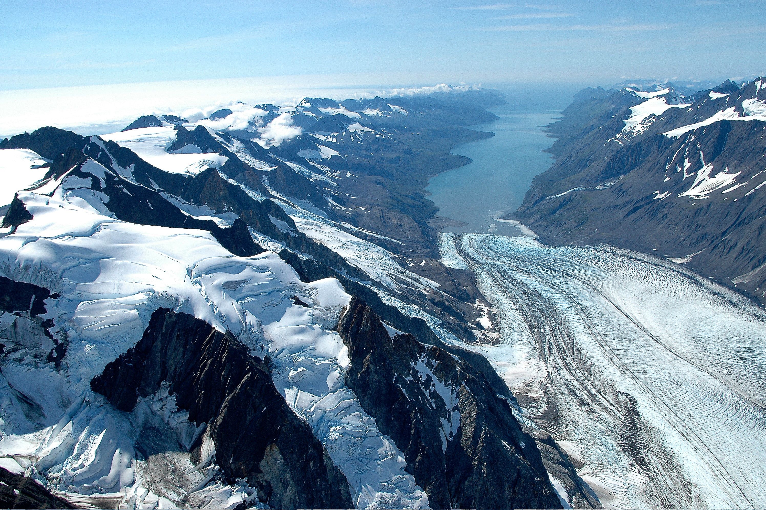 McCarty Glacier Fjords National Park. Kenai Fjords NPS