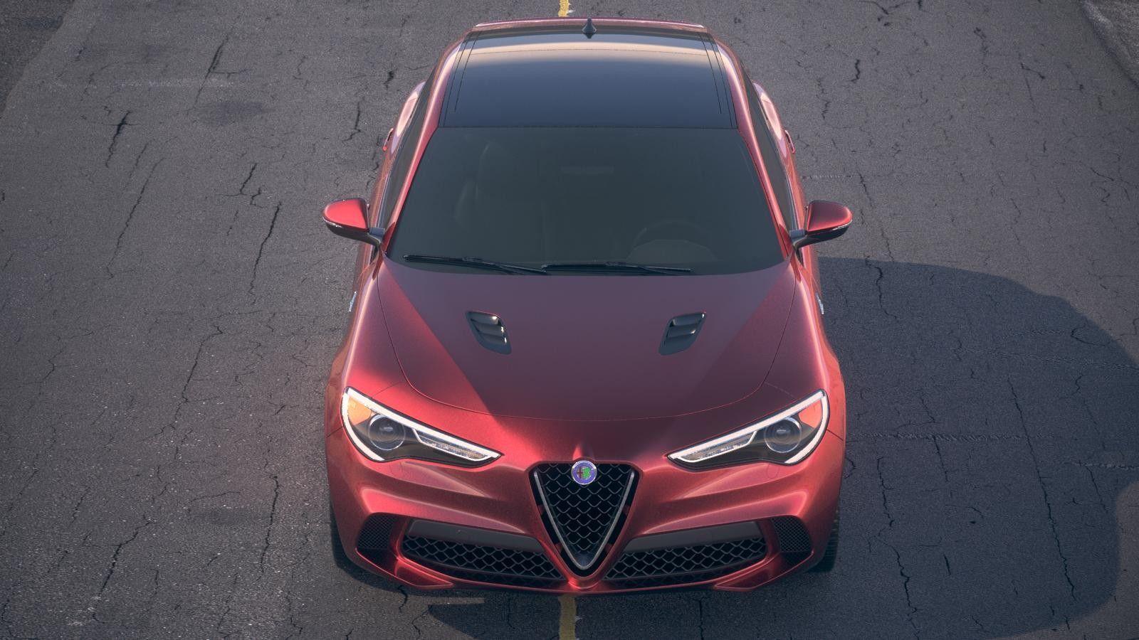 Alfa Romeo Stelvio Quadrifoglio 2018 Desert Studio SUV Offroad Car