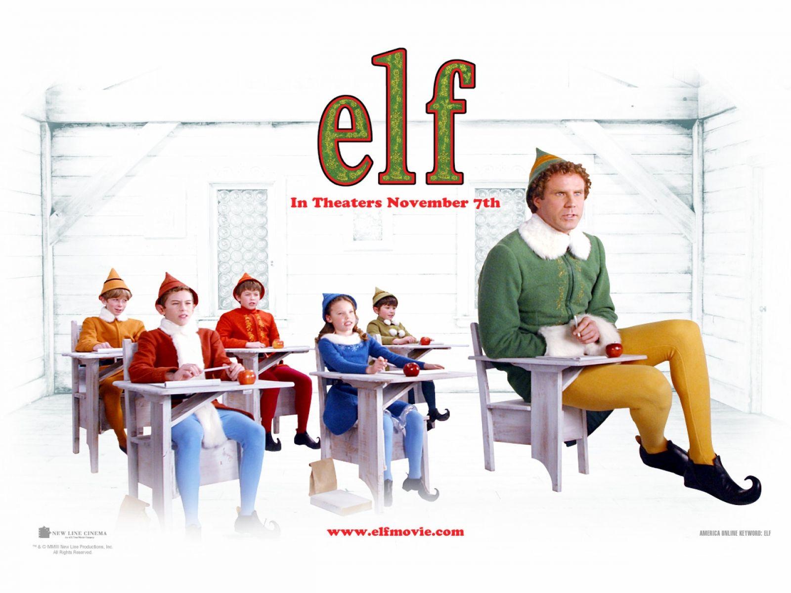 Will Ferrell as Buddy the elf Wallpaper