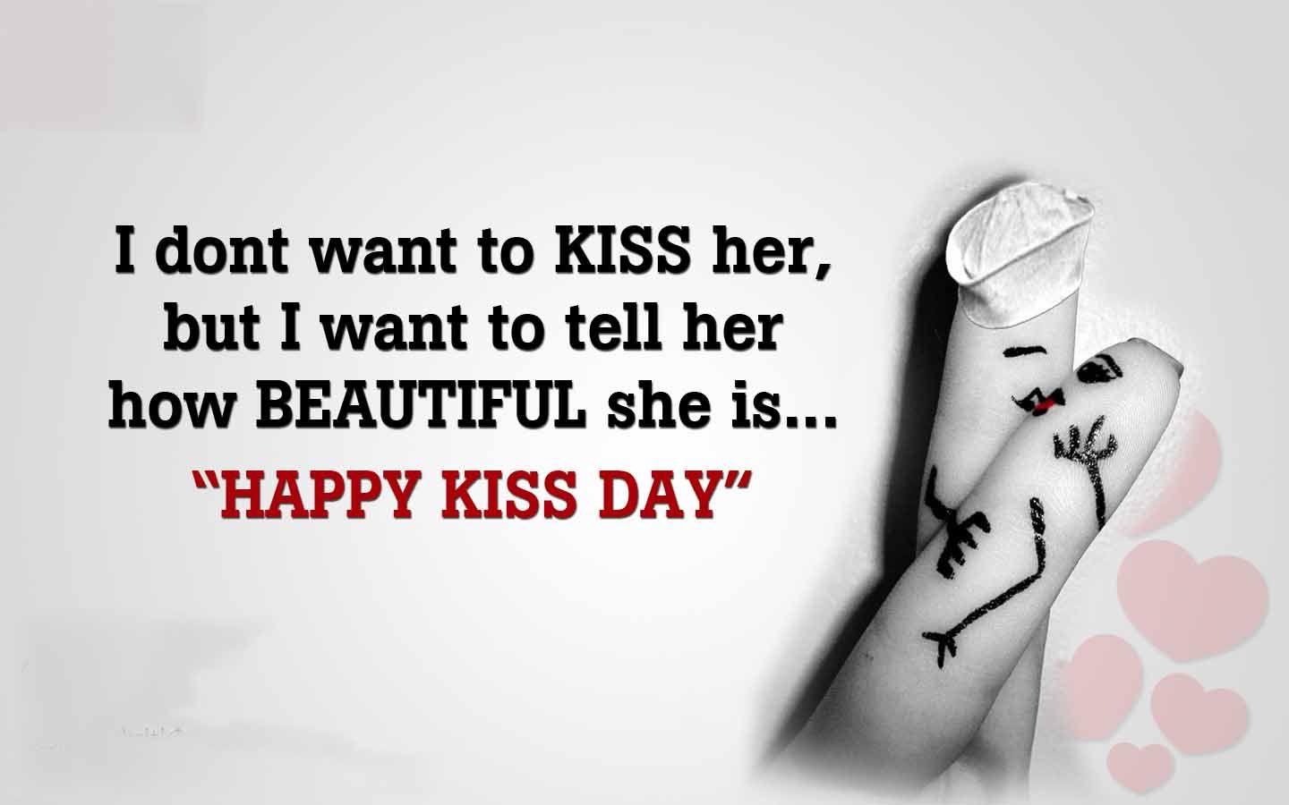 Kiss Day Wallpaper With Quotes