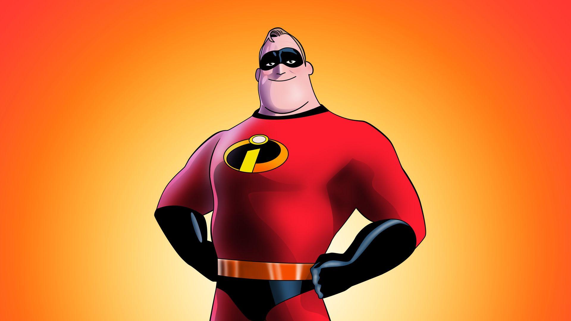 Mr Incredible In The Incredibles 2 2018 Artwork 5k