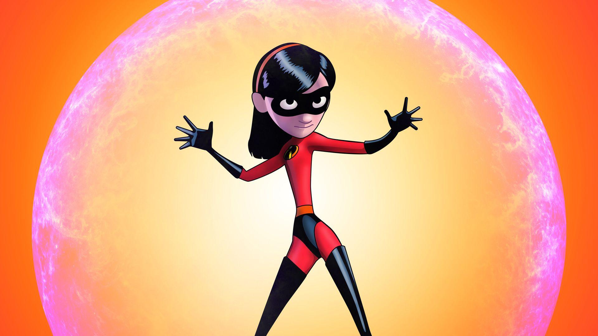 Violet In The Incredibles 2 5k Artwork Laptop Full HD