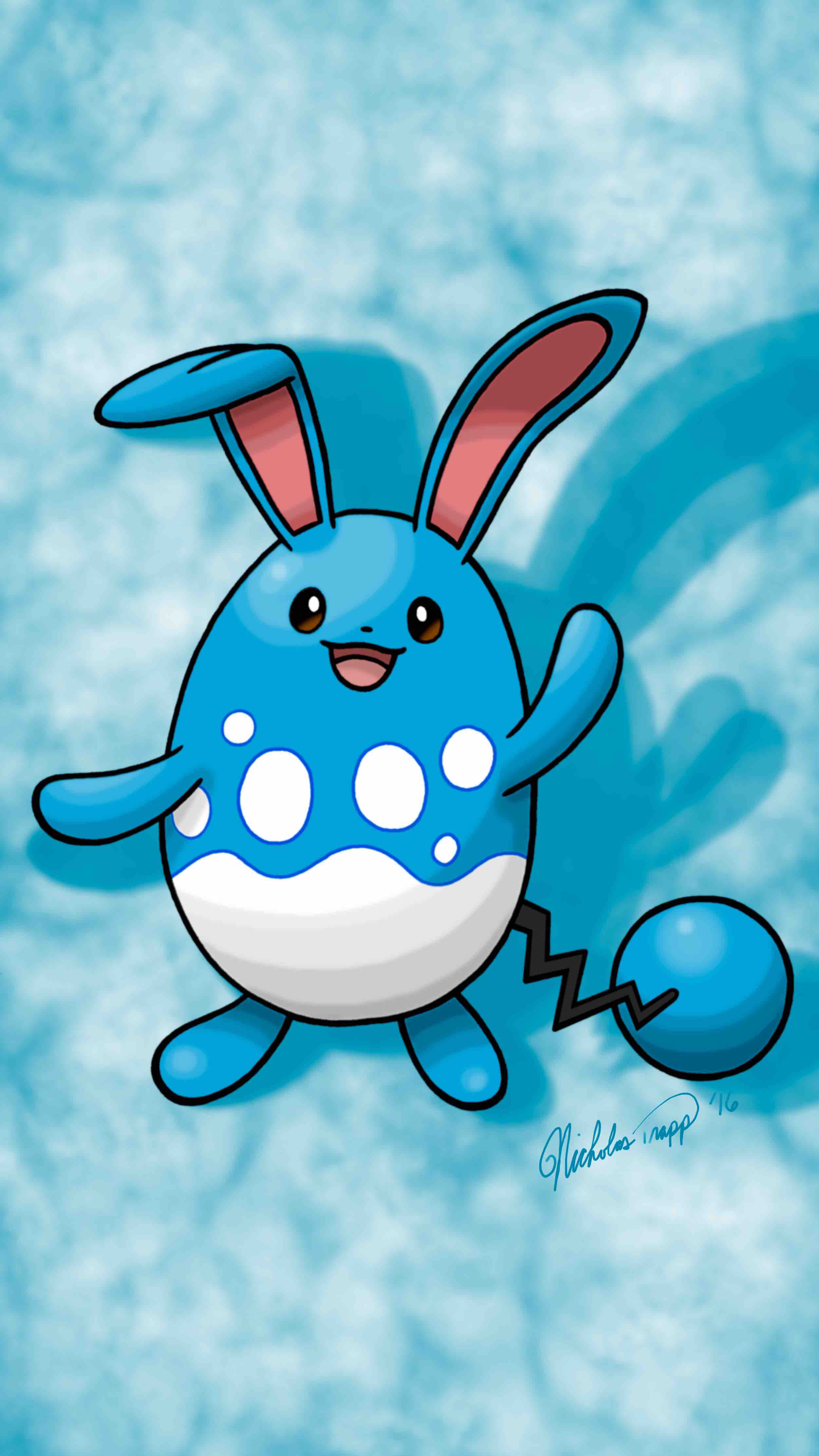 As requested here is the Azumarill Wallpaper. Pokémon