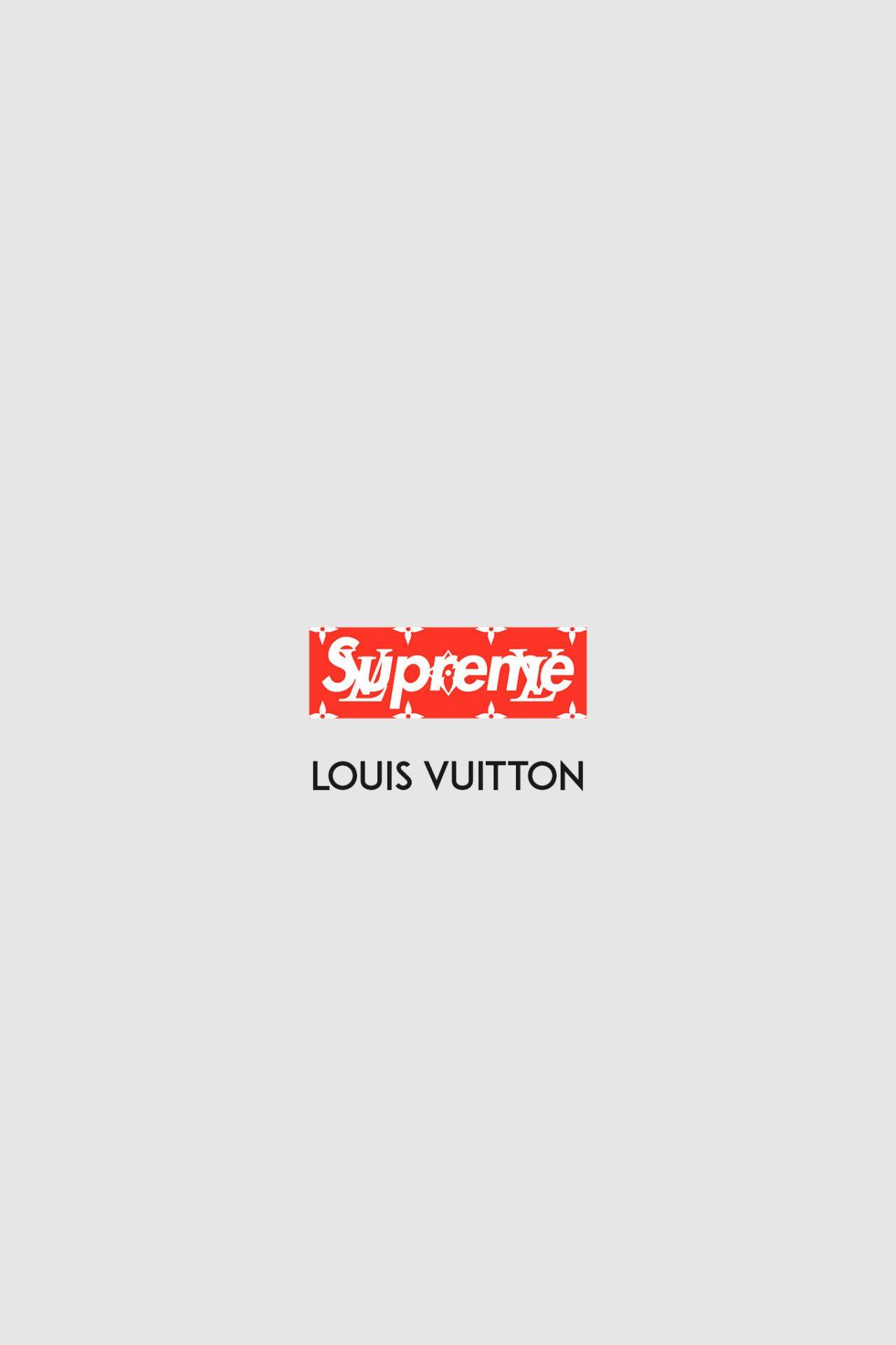 Supreme Lv Box Logo Wallpaper