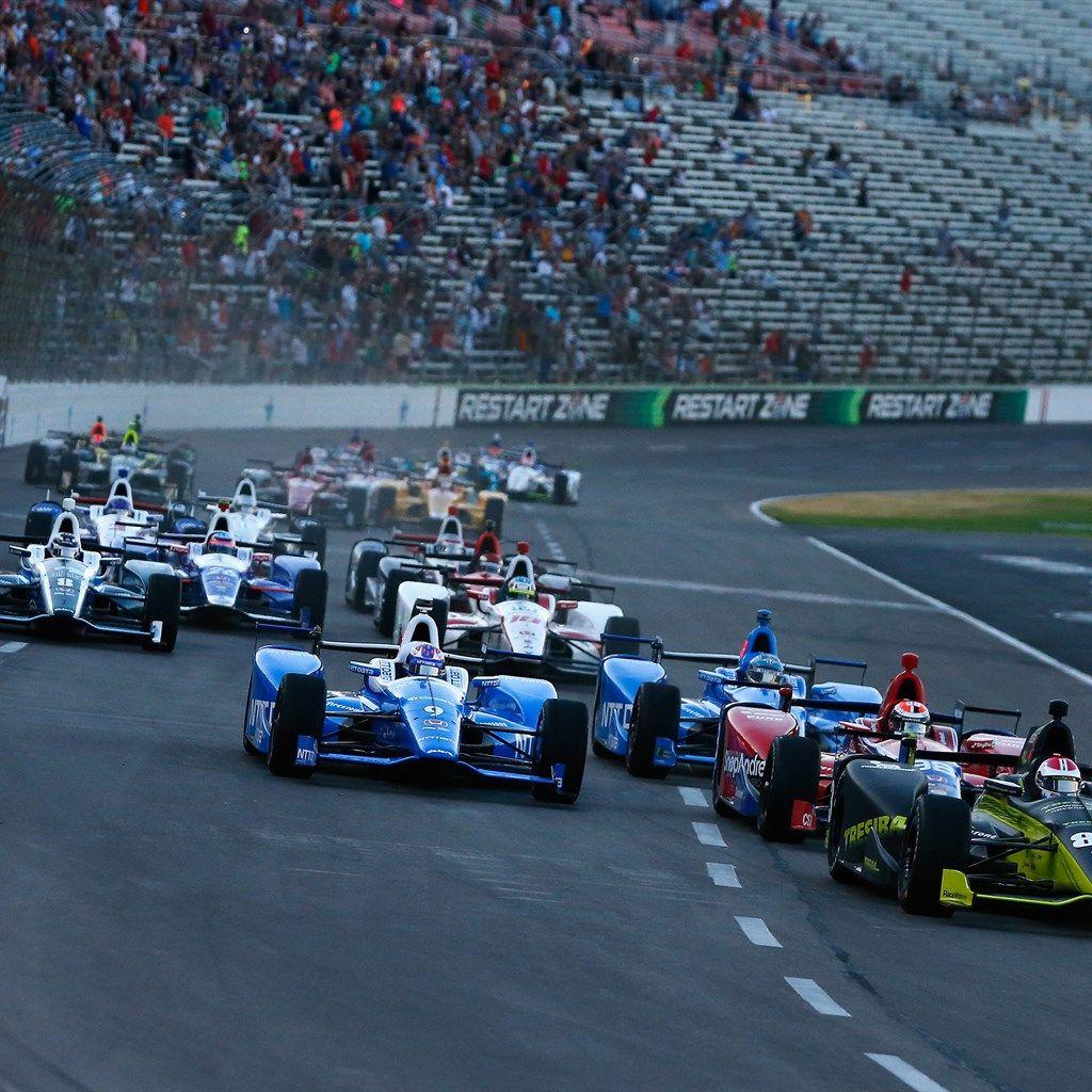 Download wallpaper IndyCar, series of races, racing cars, ring