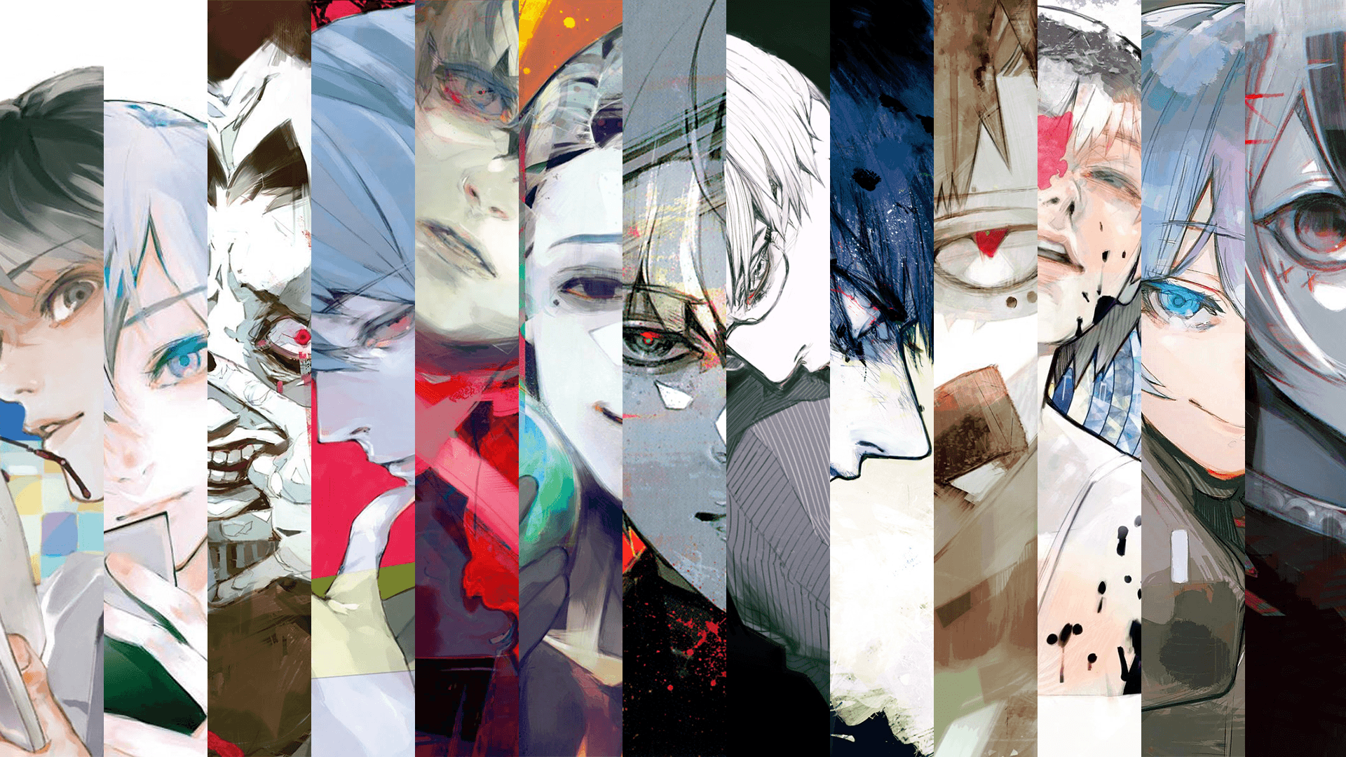 ms I put all the Tokyo Ghoul:re volume covers together to make a desktop wallpaper: TokyoGhoul