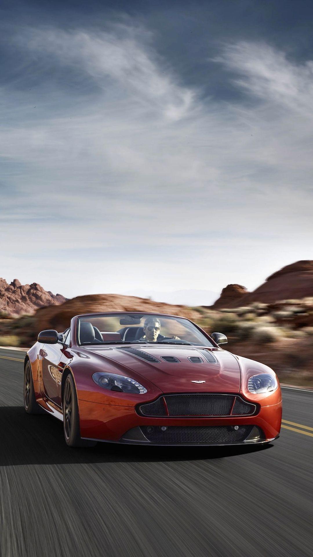 These Aston Martin V12 Vantage S Roadster Mobile And Desktop Wallpaper Are Almost NSFW