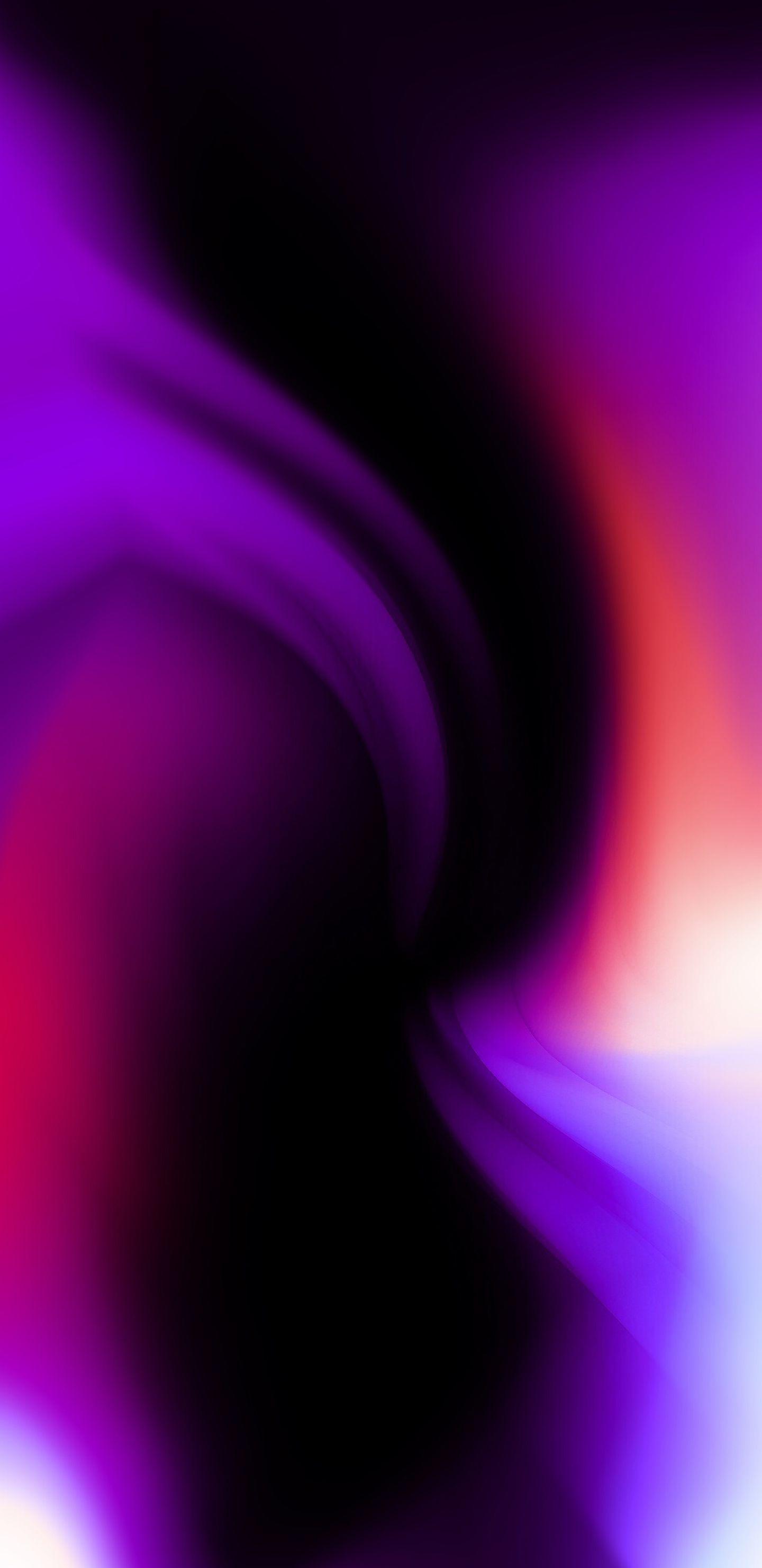 Samsung Galaxy S9 and SWallpaper with Abstract Purple Lights