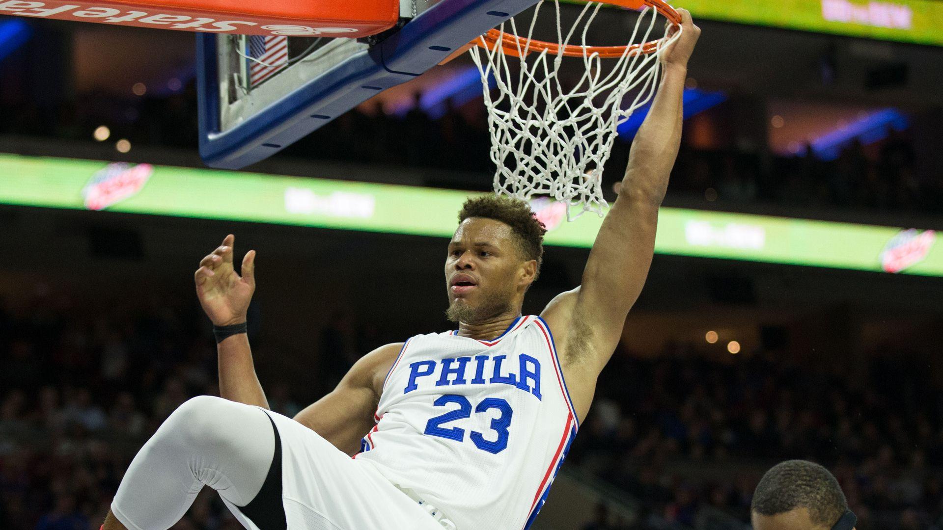 Sixers' Justin Anderson has several ties with Eagles players. NBC