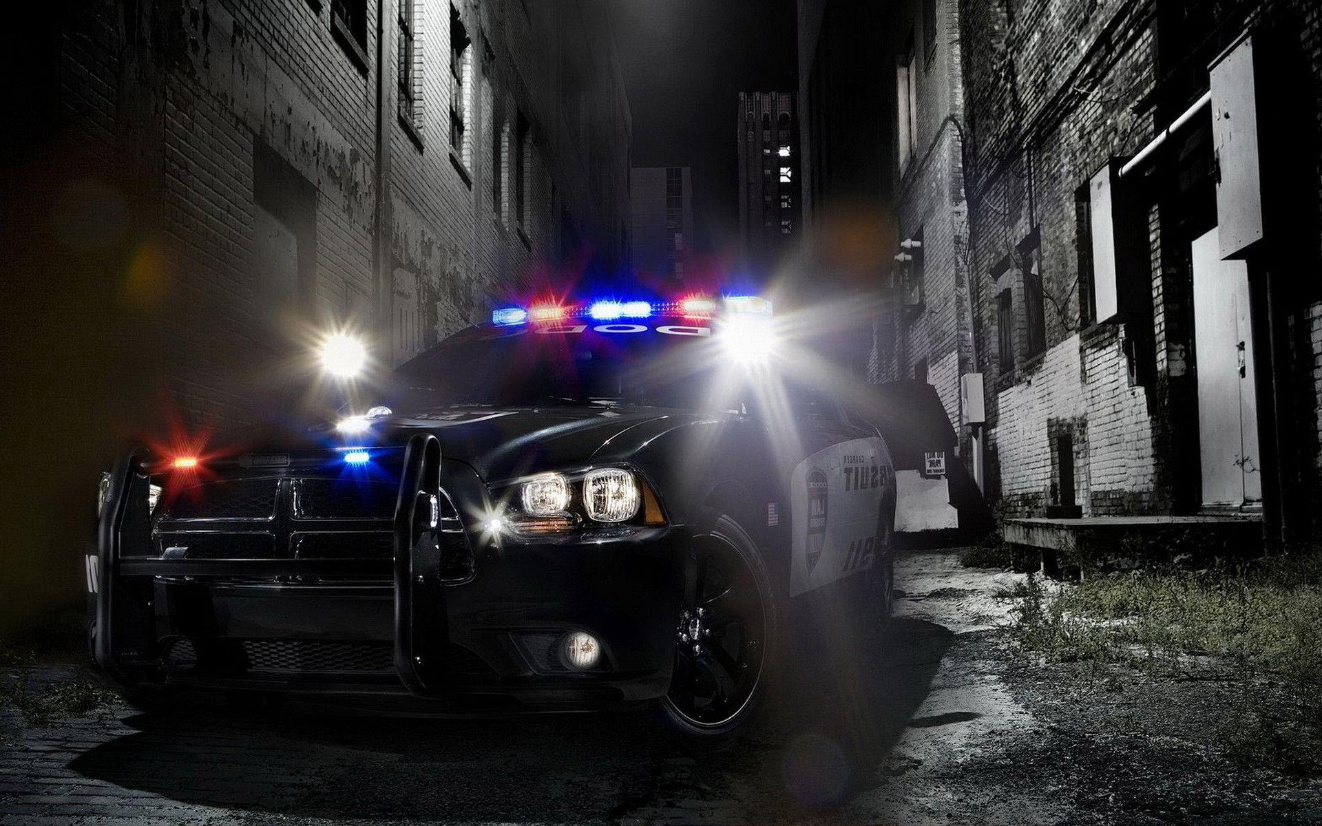 Police Car Wallpaper Background