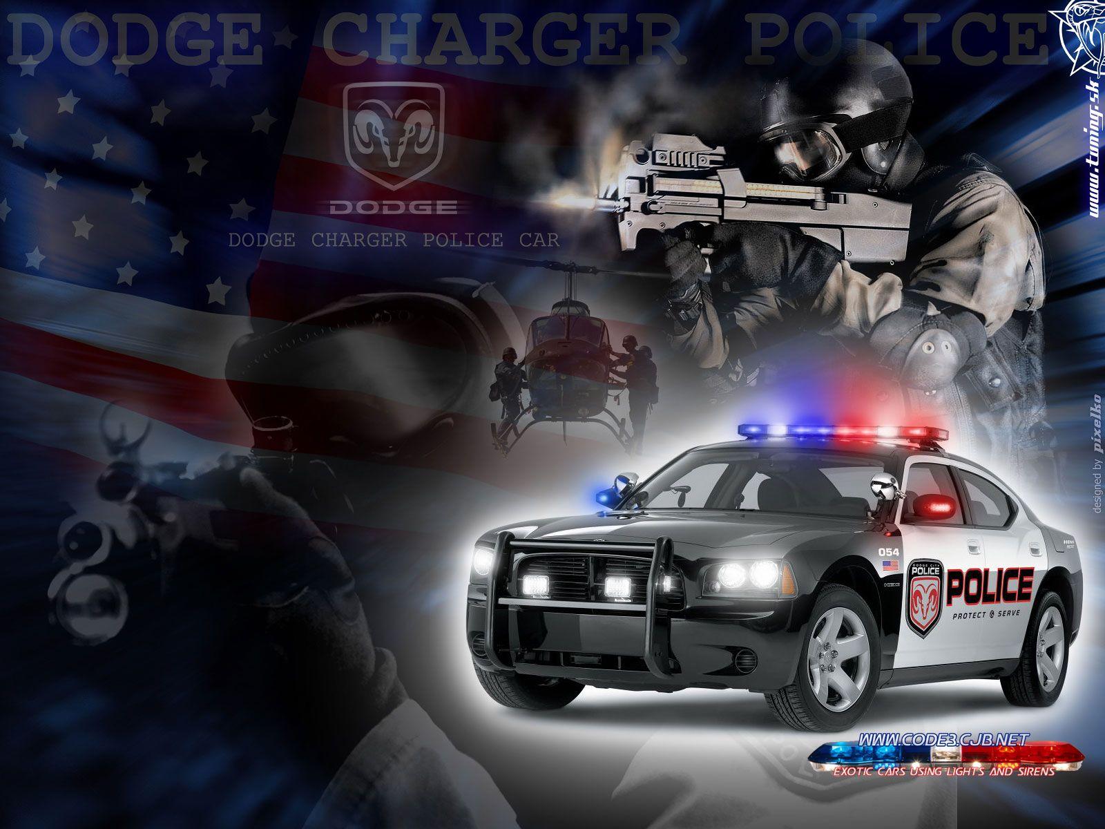 Police Car Lights Wallpaper. HD Wallpaper. Police