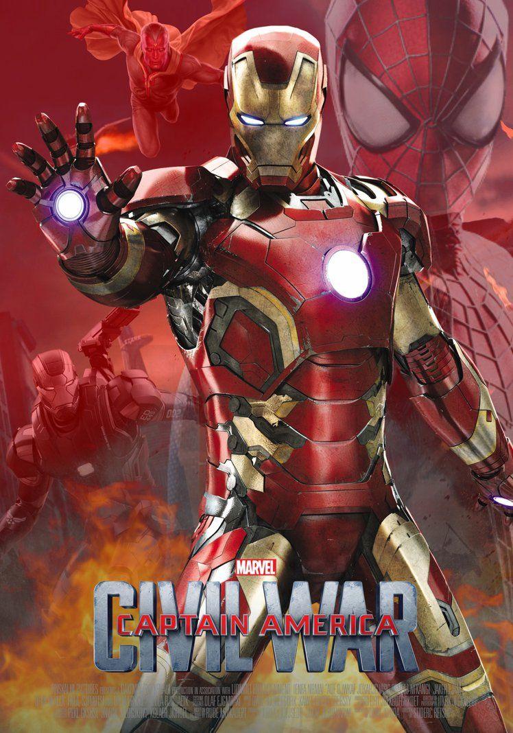 Captain: America Civil War Man Poster