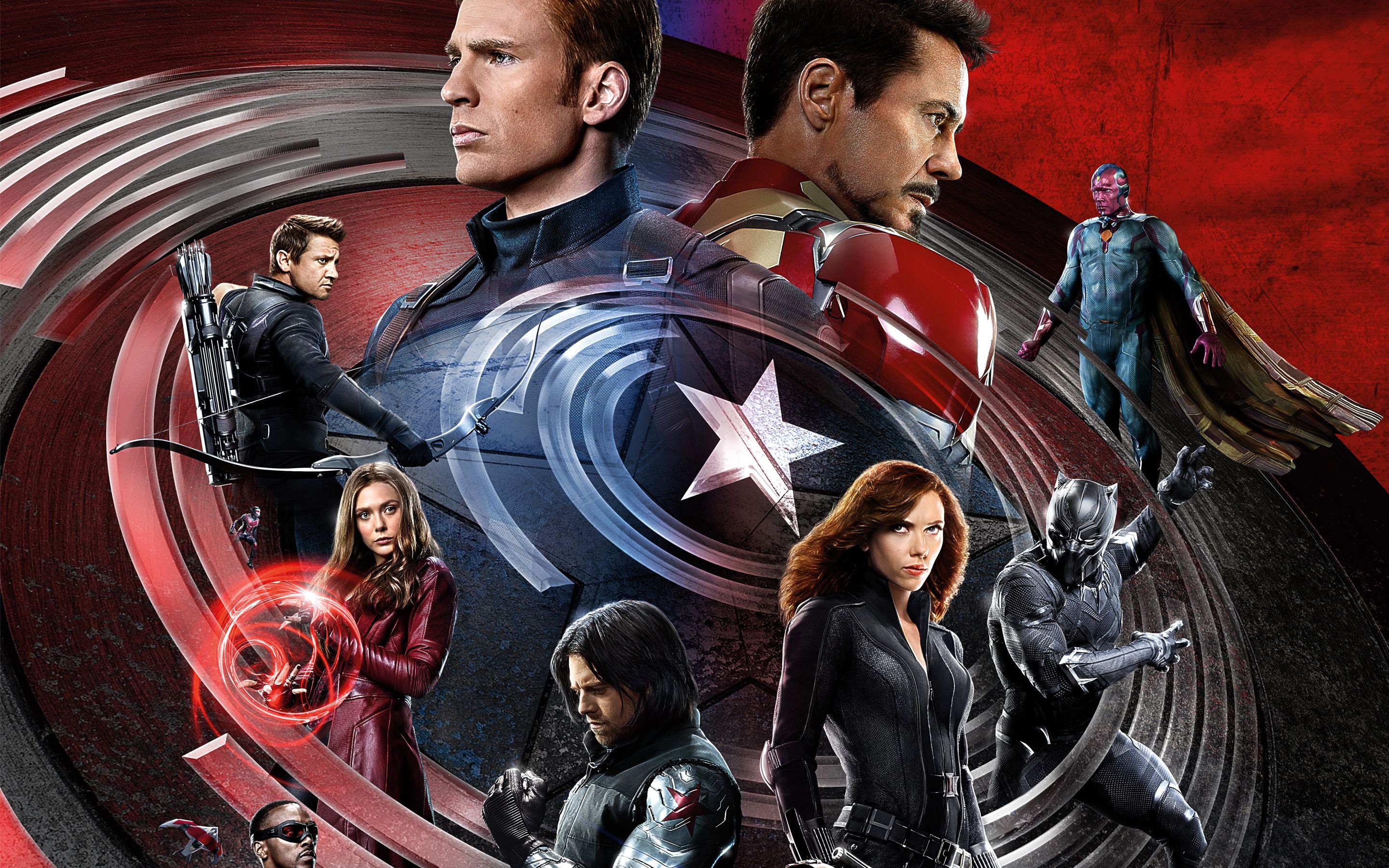 Civil War Captain America Iron Man Wallpaper